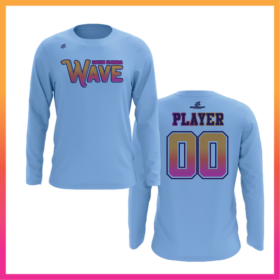 SF Wave Logo Long Sleeve Shirt