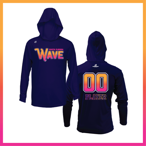 SF Wave Logo Lightweight Hoodie