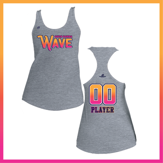 SF Wave Logo Women's Poly/Cotton Tank Top