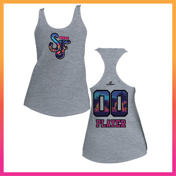 SF Stacked Logo Women's Poly/Cotton Tank Top