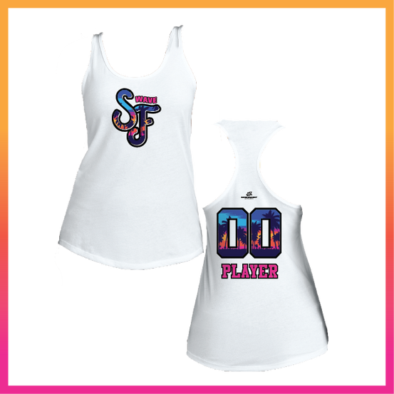 SF Stacked Logo Women's Poly/Cotton Tank Top