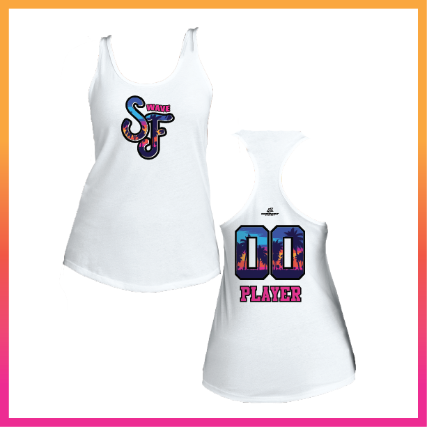 SF Stacked Logo Women's Poly/Cotton Tank Top