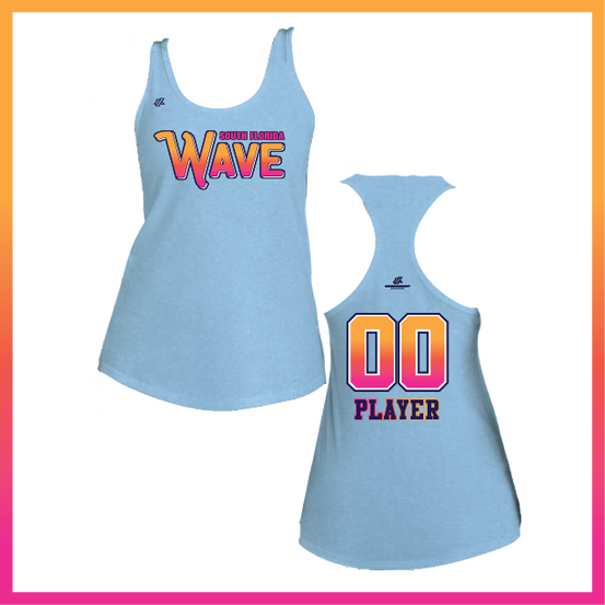 SF Wave Logo Women's Poly/Cotton Tank Top
