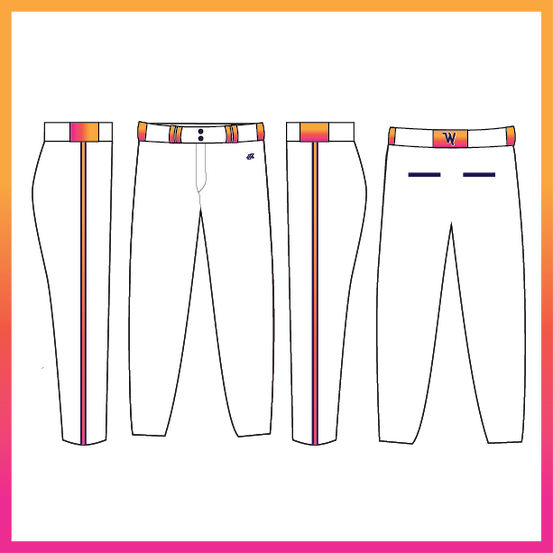 SF Wave White Pants/Knickers (3-4 Week Turnaround Time)