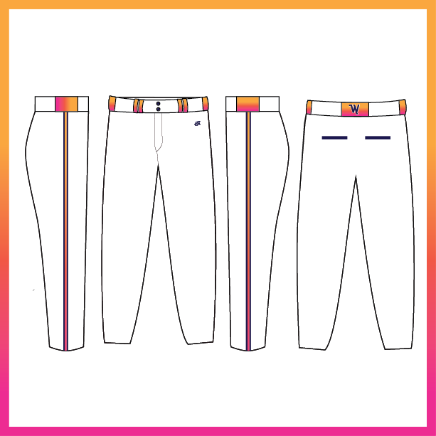 SF Wave White Pants/Knickers (3-4 Week Turnaround Time)