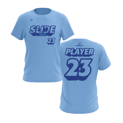 SLIDE MVP BLUE DRY FIT JERSEY