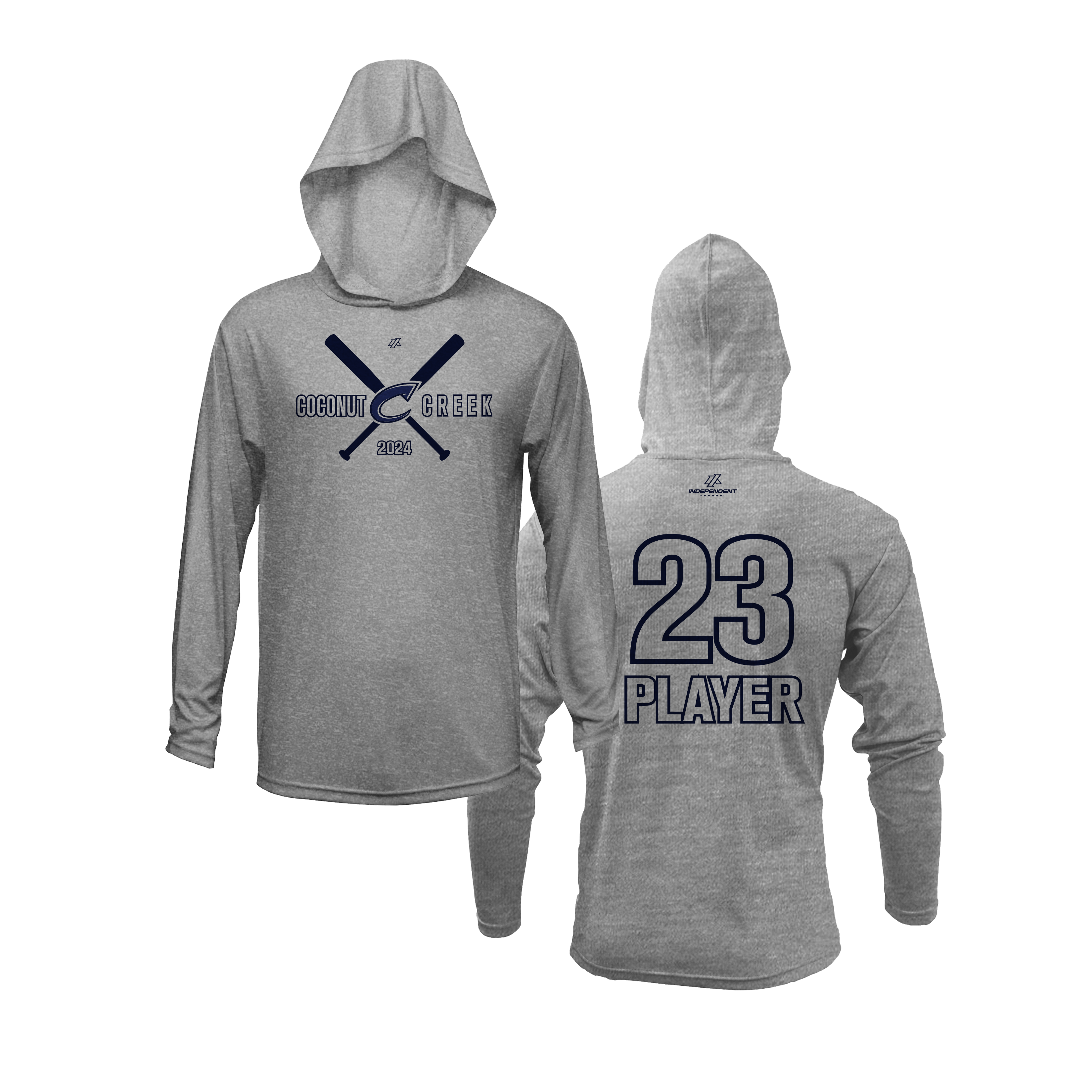 CCLL T-Ball Navy Lightweight Hoodie