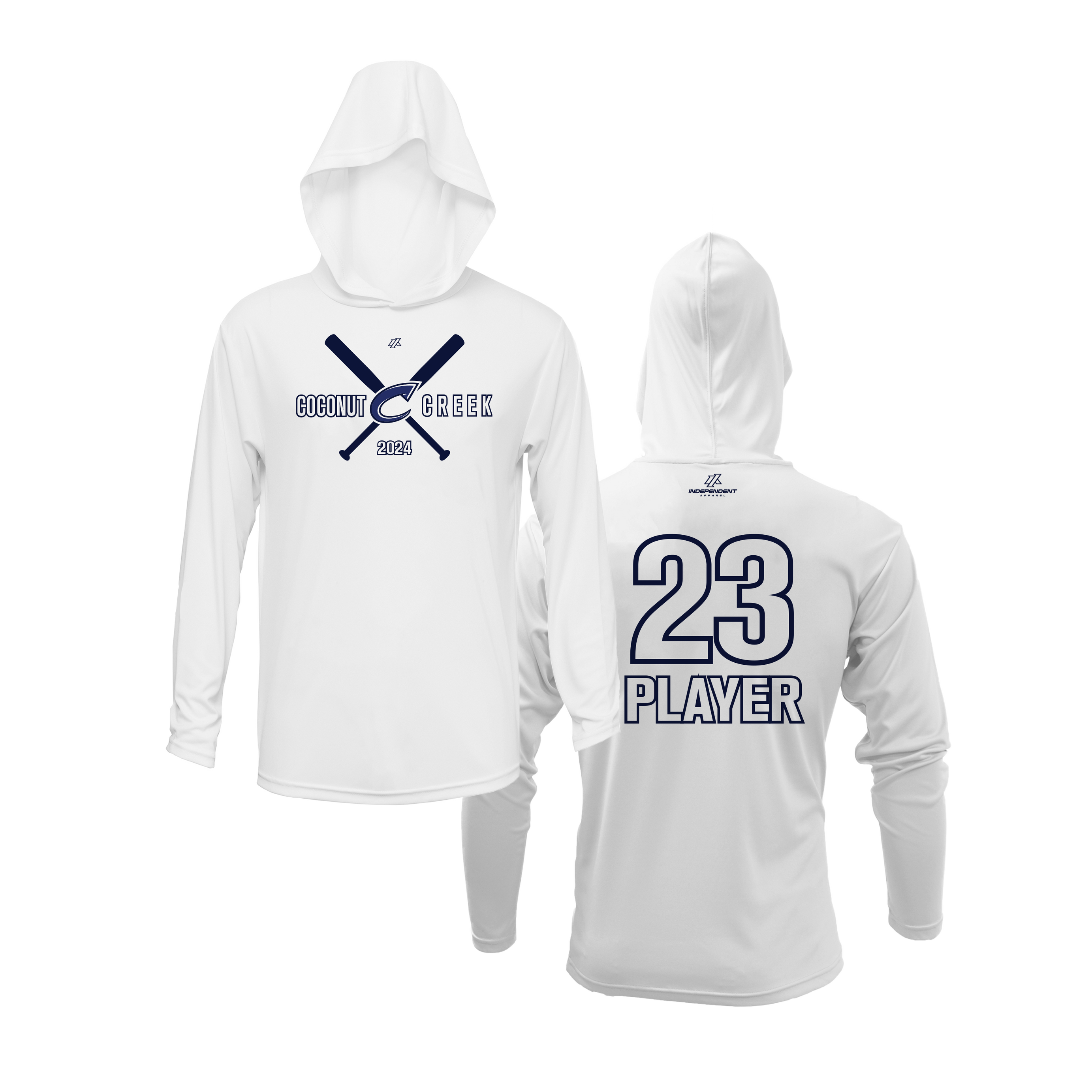 CCLL T-Ball Navy Lightweight Hoodie