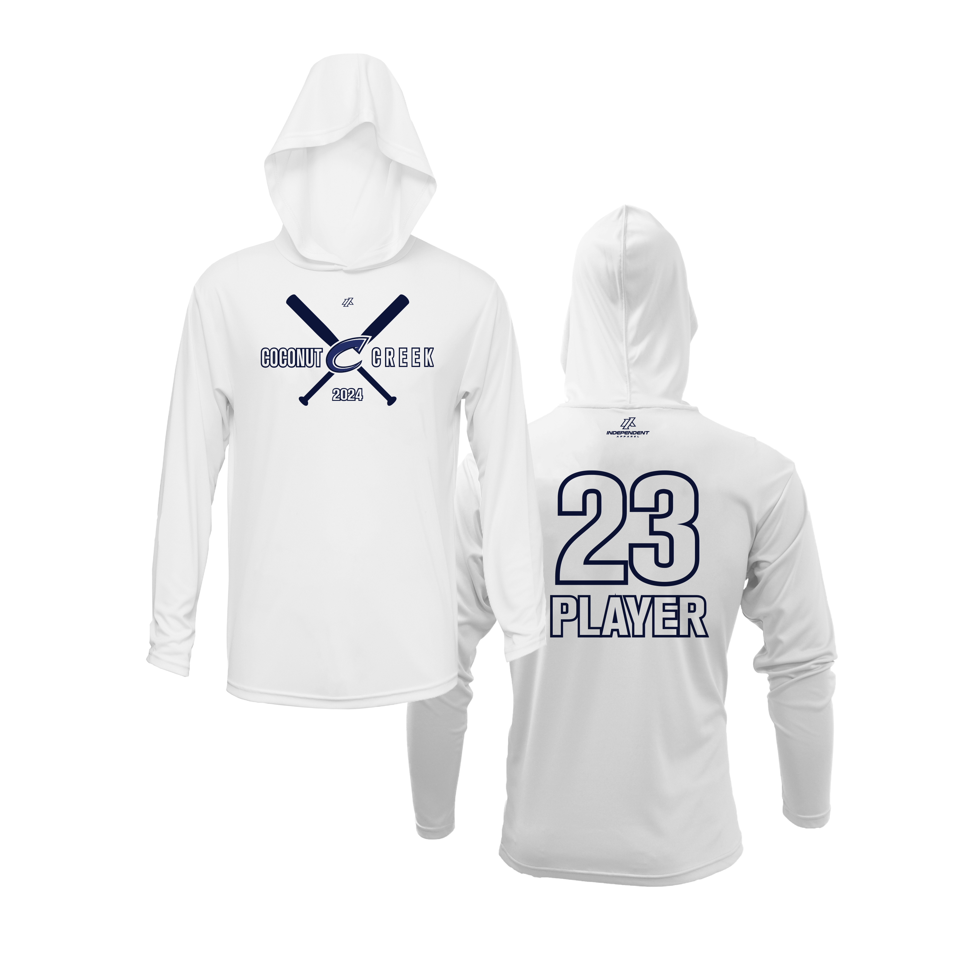 CCLL T-Ball Navy Lightweight Hoodie