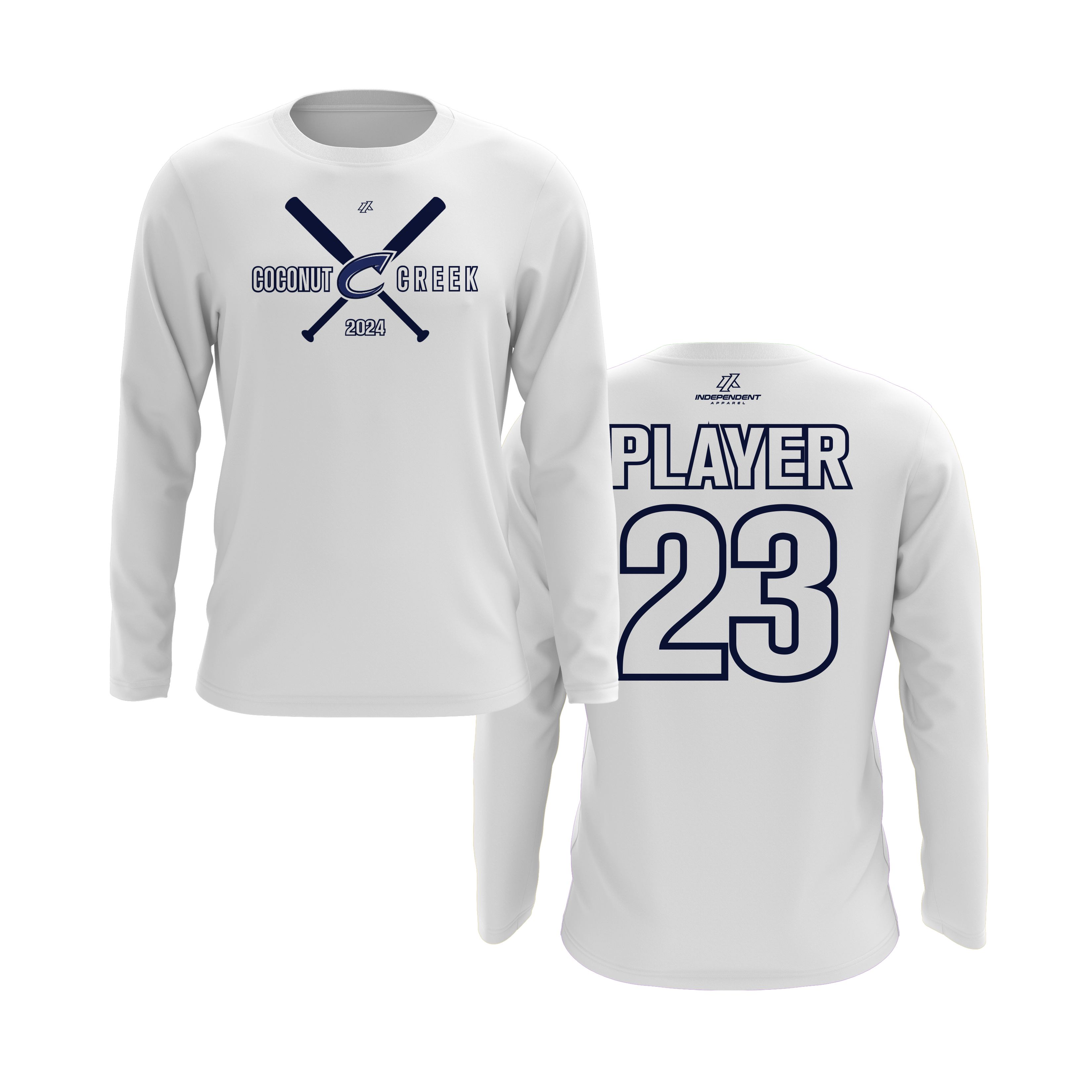 CCLL T-Ball Navy Long Sleeve Shirt