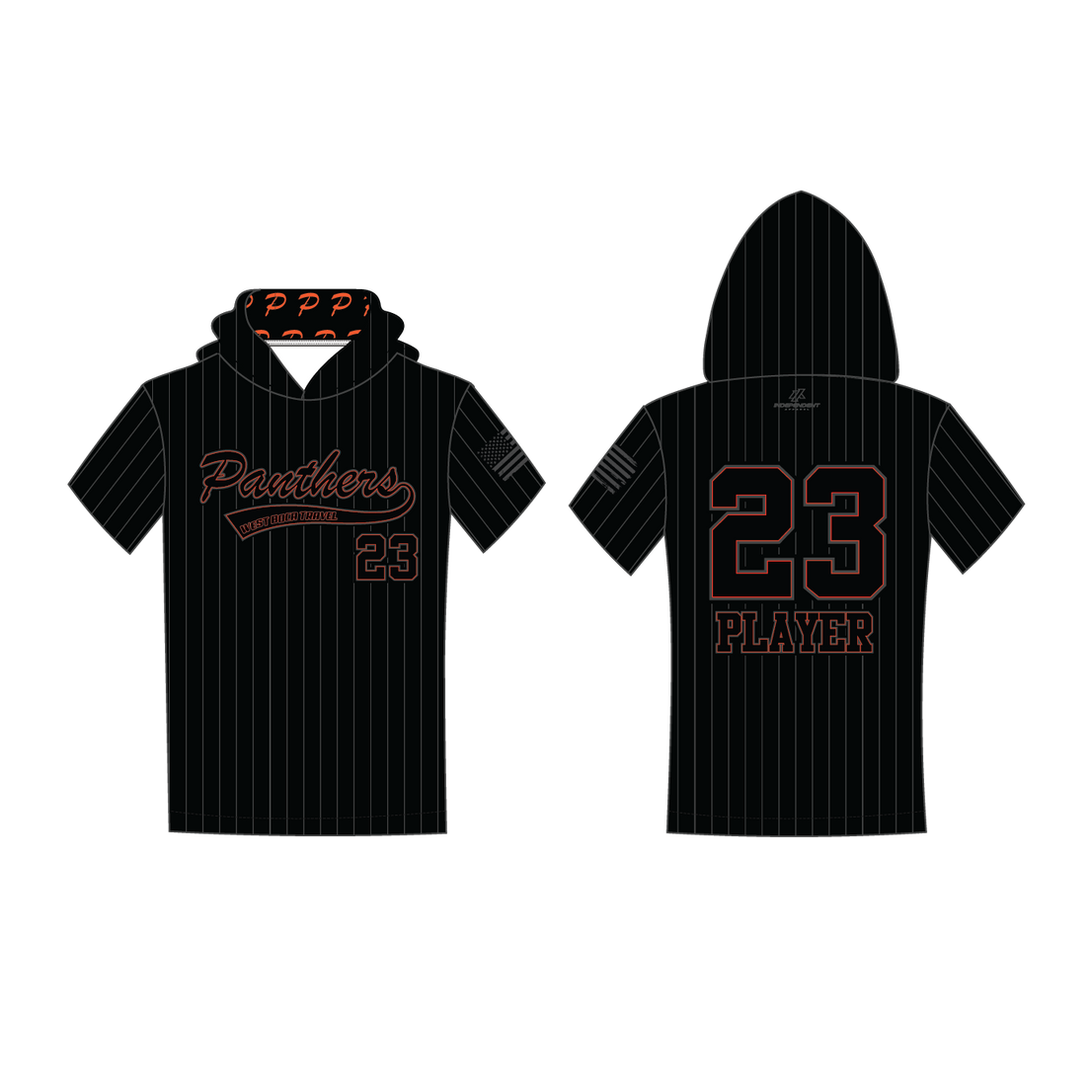 Swisher 8u Custom Short Sleeve Lightweight Hoodie