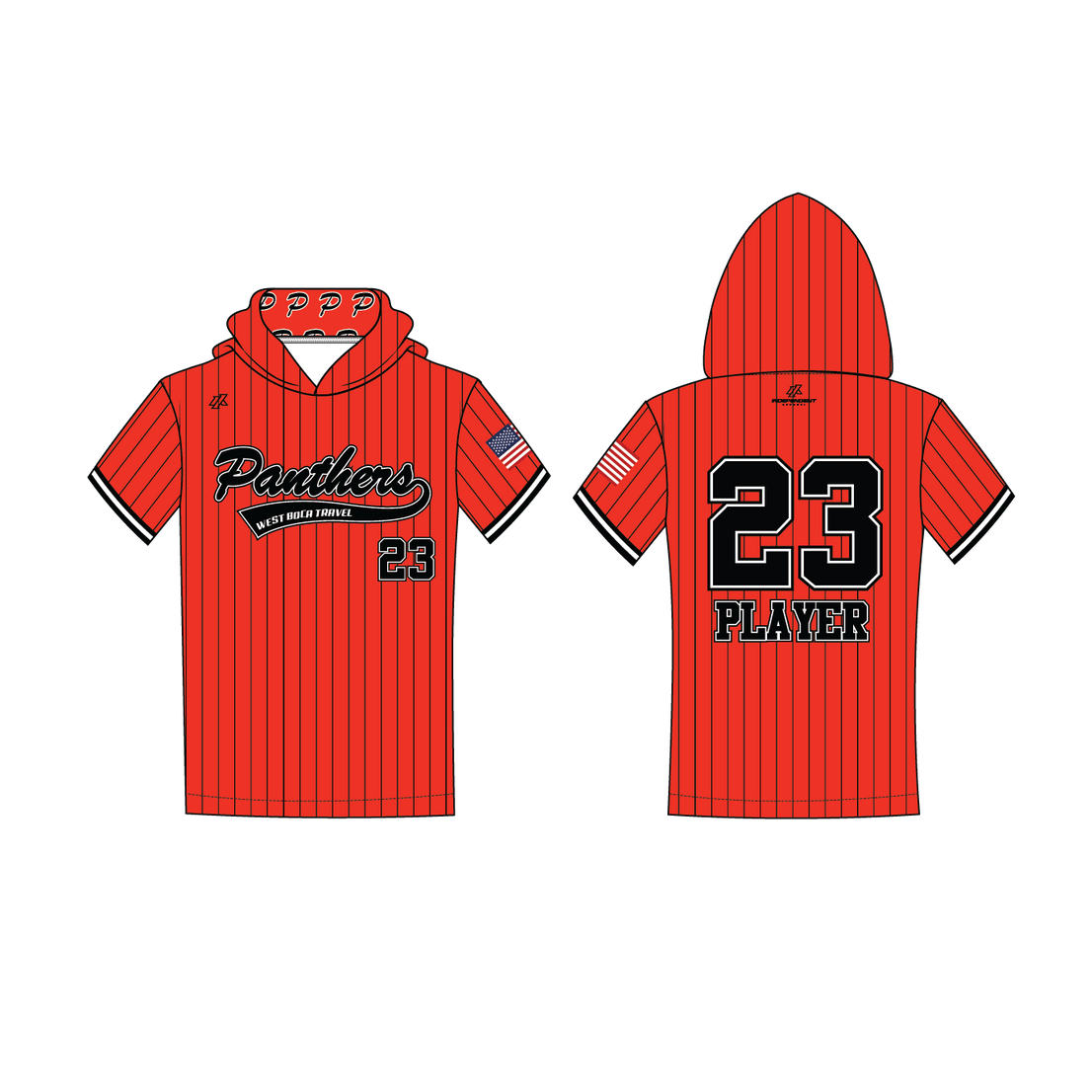 Swisher 8u Custom Short Sleeve Lightweight Hoodie