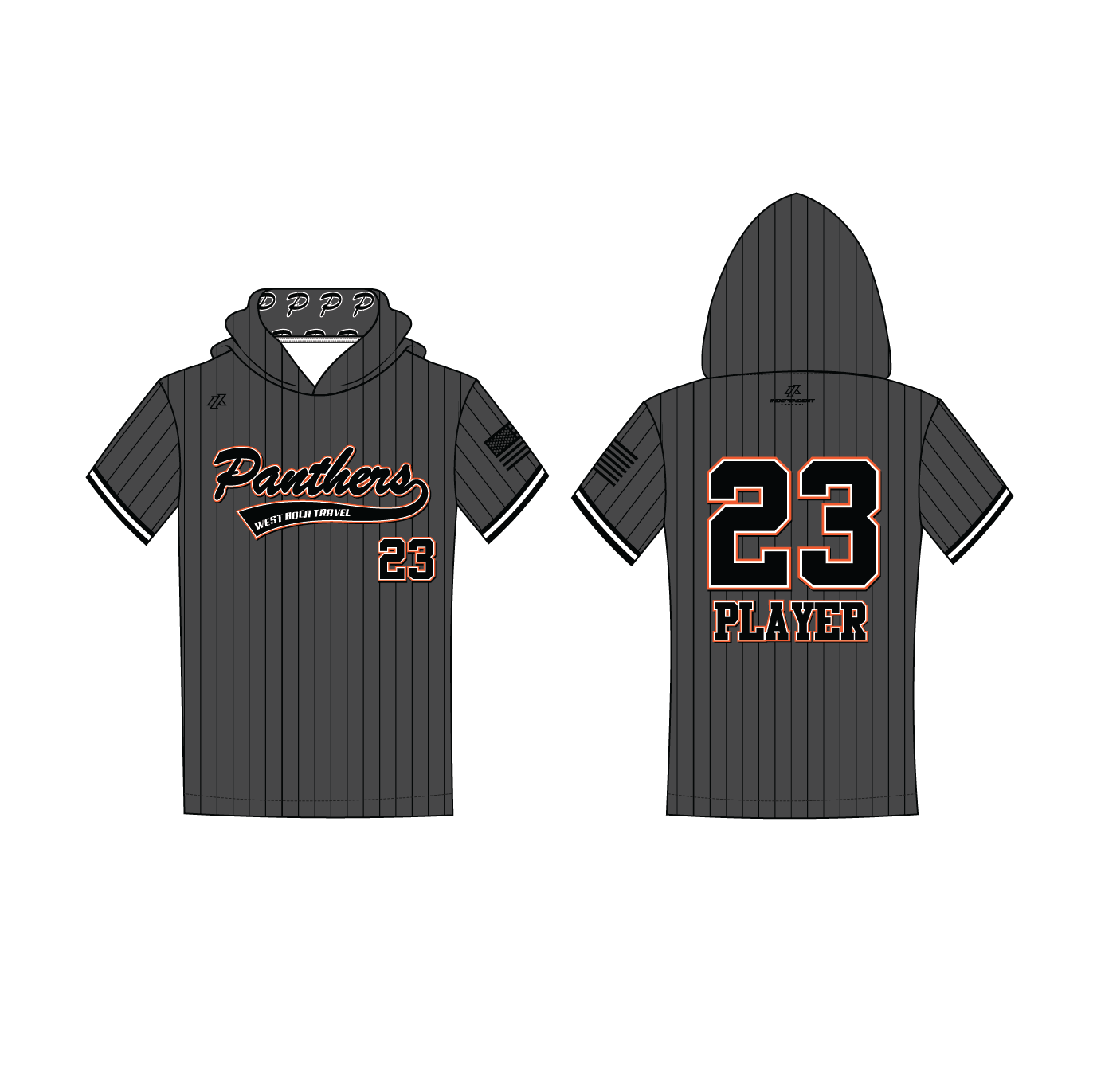 Swisher 8u Custom Short Sleeve Lightweight Hoodie