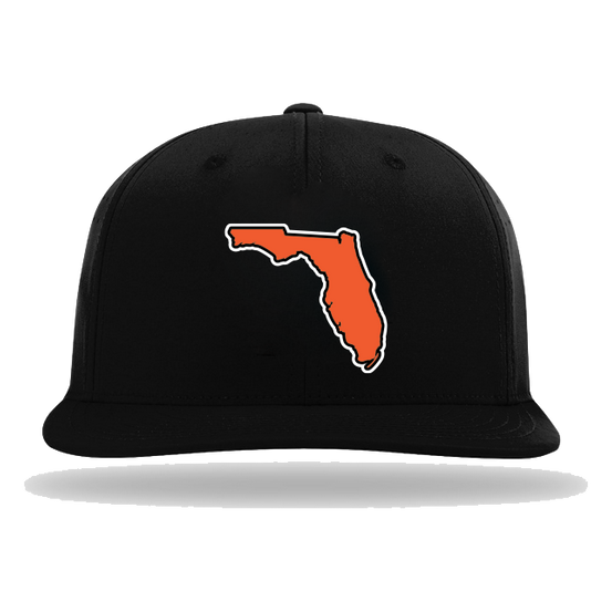 Duesler 11U Orange Florida Logo Family Fan Gear Black Fitted Hat
