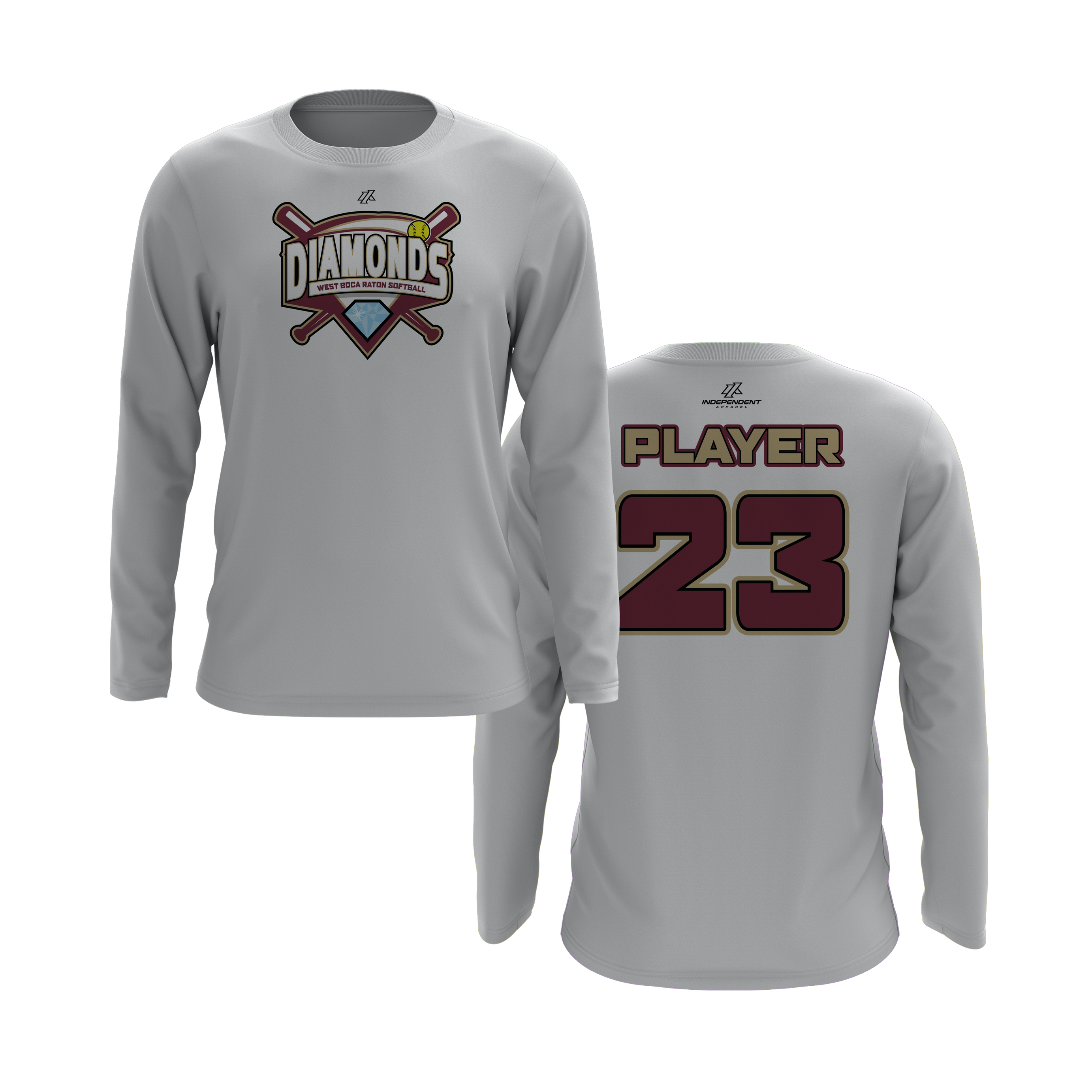 WBD Seminoles League Logo Long Sleeve Shirt