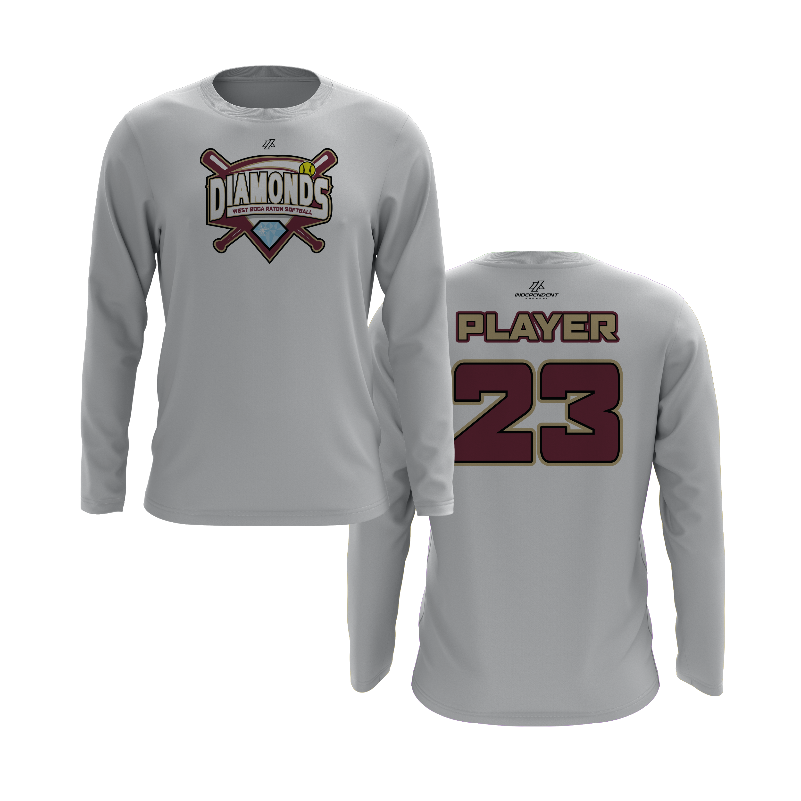 WBD Seminoles League Logo Long Sleeve Shirt
