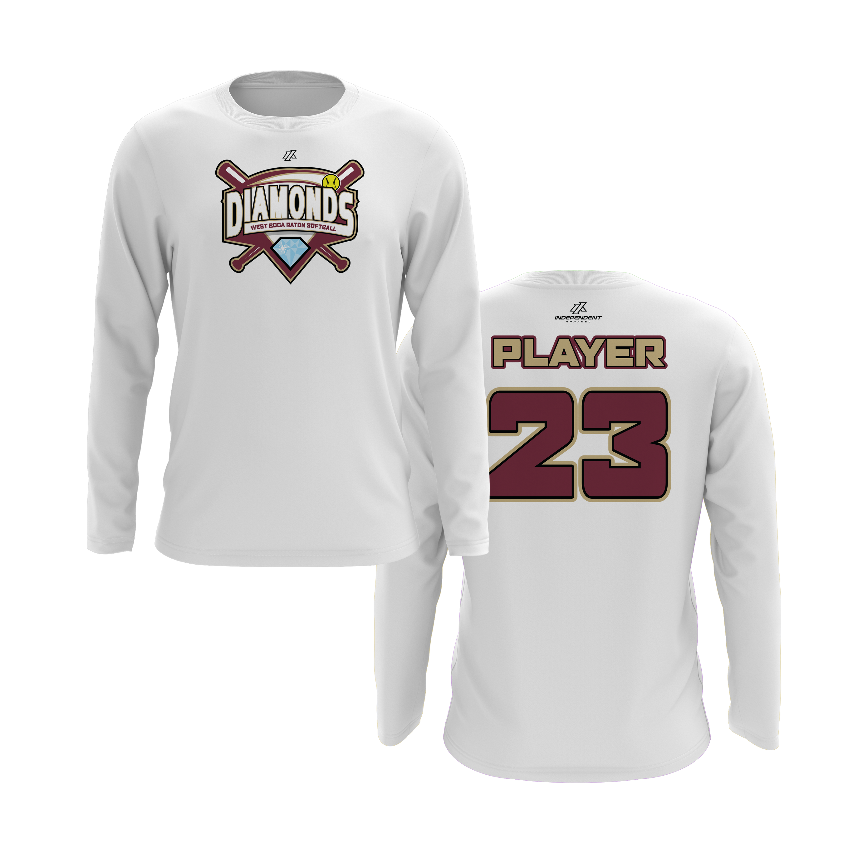 WBD Seminoles League Logo Long Sleeve Shirt