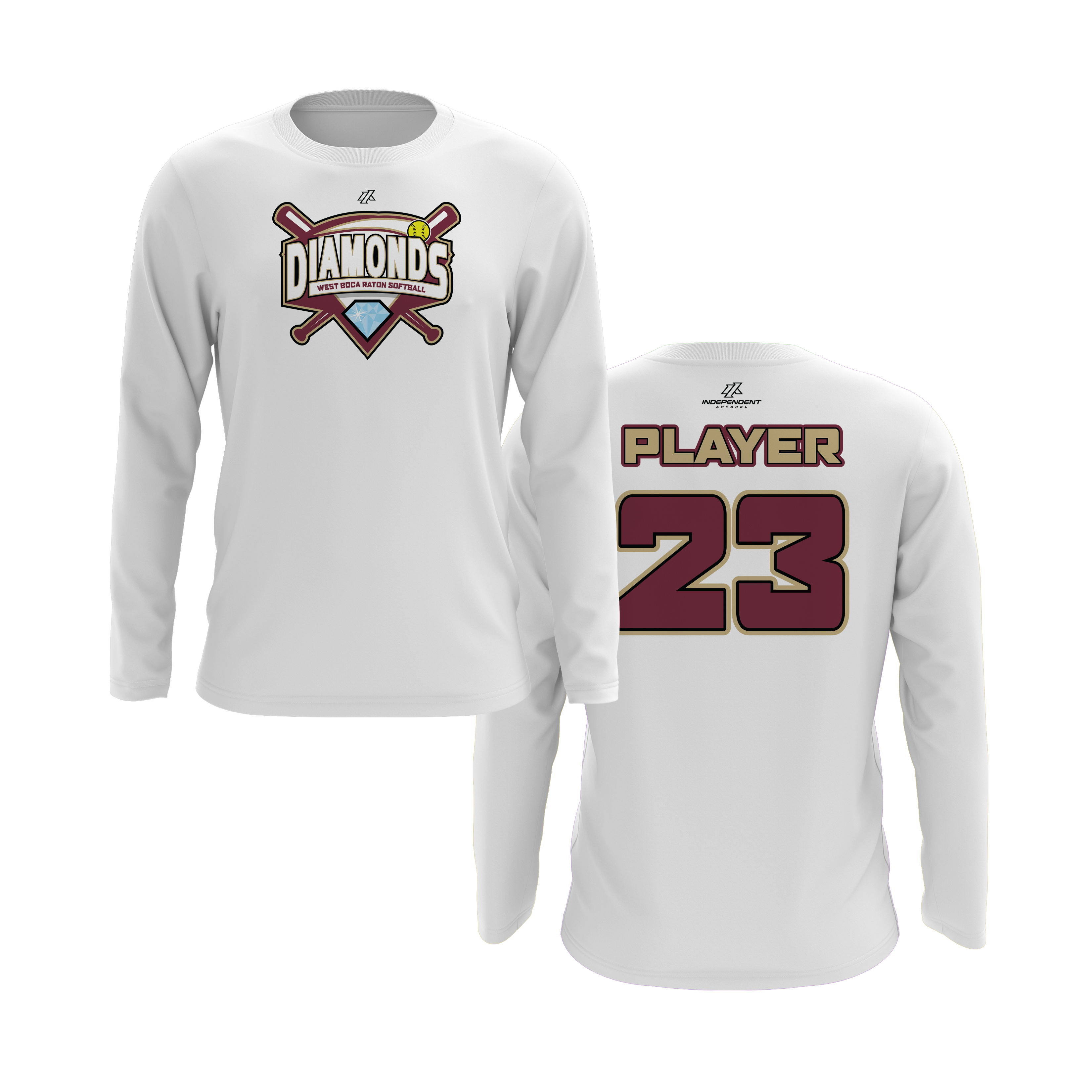 WBD Seminoles League Logo Long Sleeve Shirt