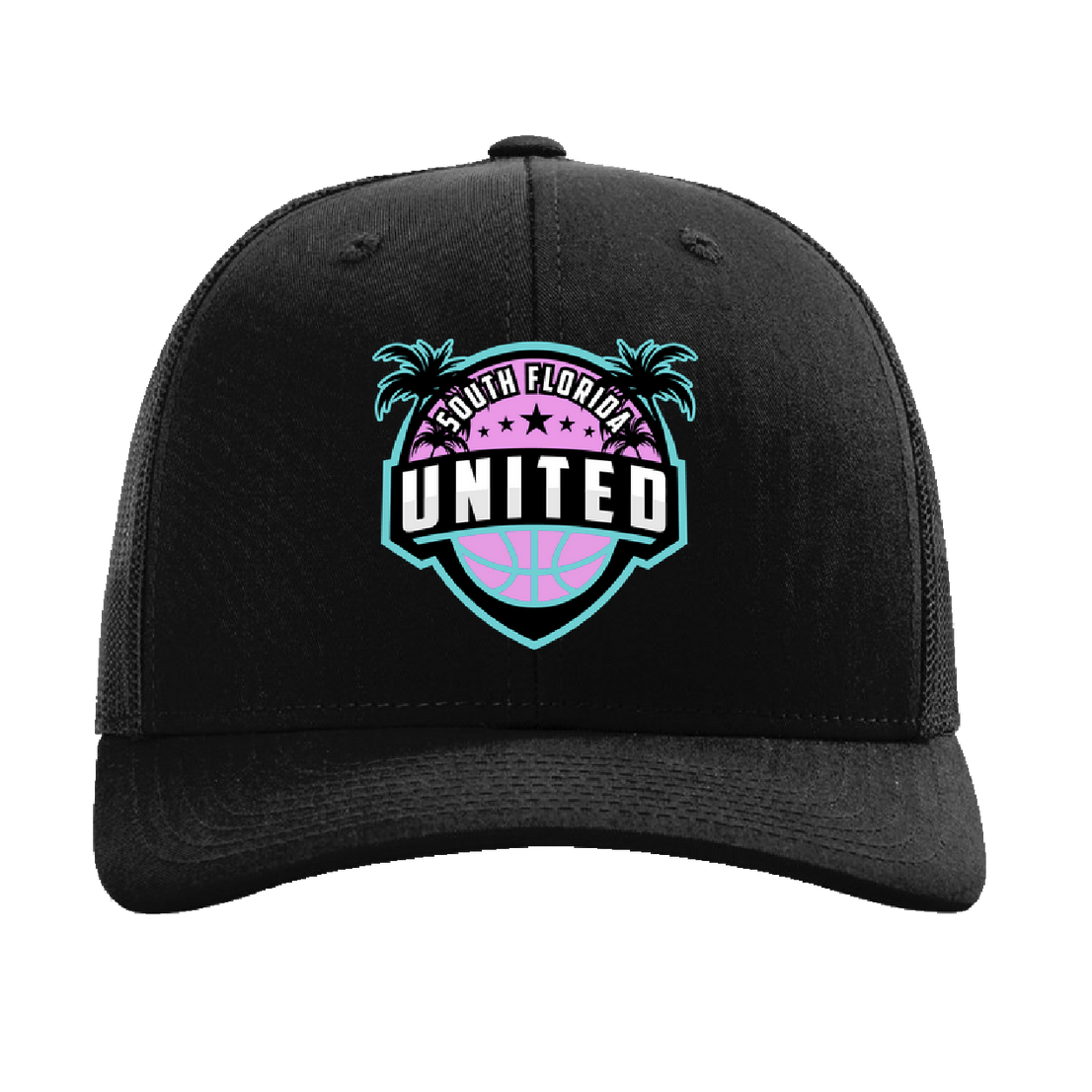 South Florida United Vice Logo Black Snapback Hat