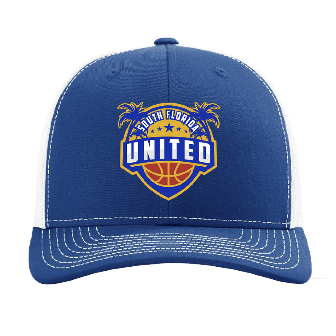 South Florida United Logo Blue/White Snapback Hat