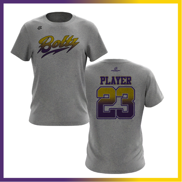 Boca Raton Boltz Fade Logo Heather Short Sleeve Shirt