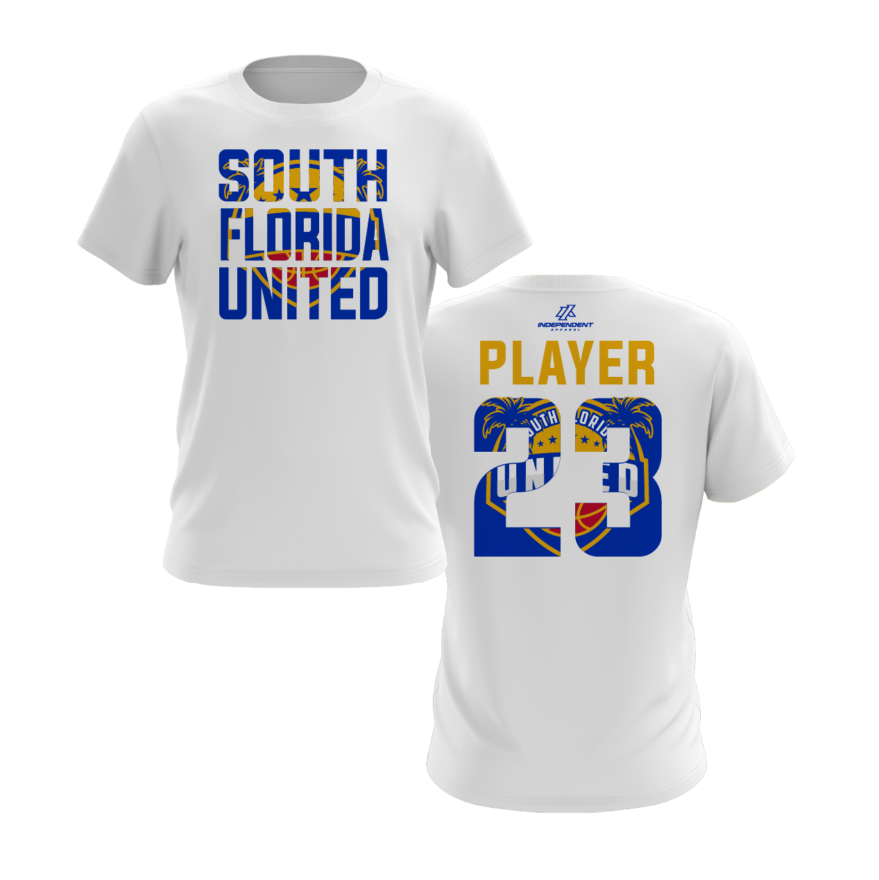 South Florida United Block Logo Short Sleeve Shirt