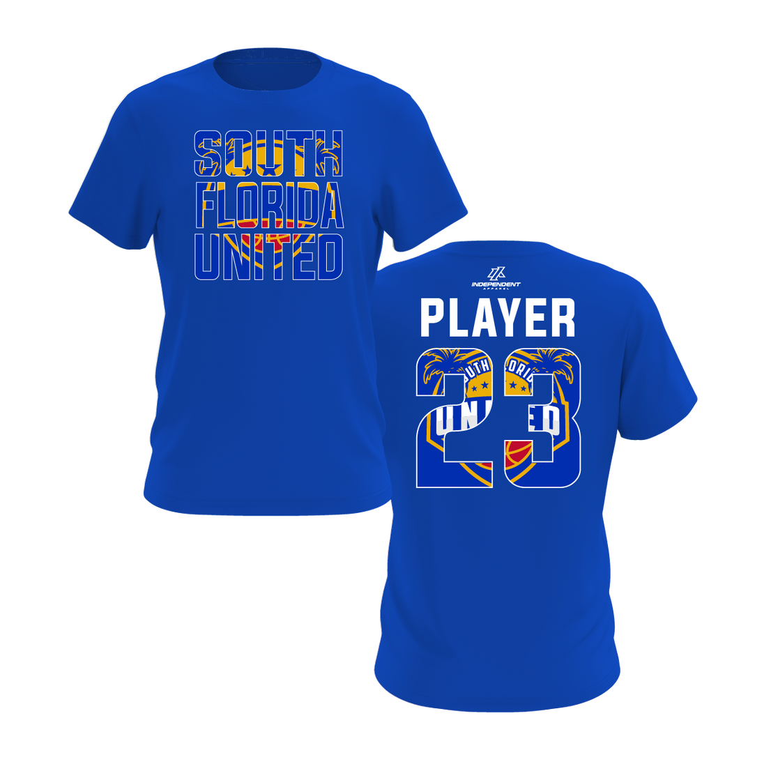 South Florida United Block Logo Short Sleeve Shirt