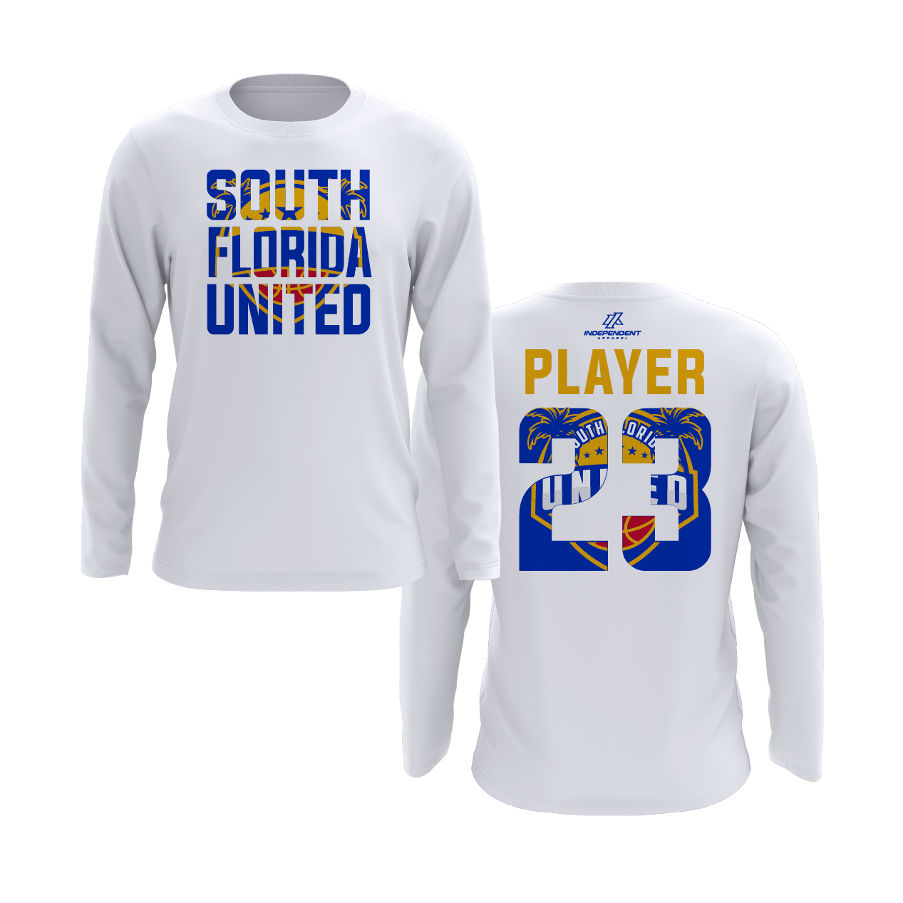 South Florida United Block Logo Long Sleeve Shirt