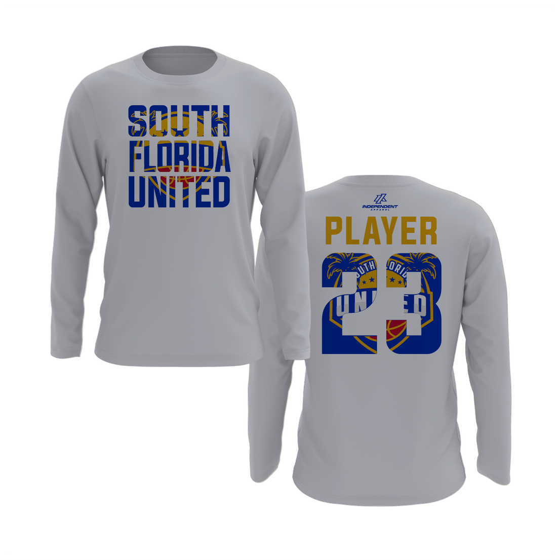 South Florida United Block Logo Long Sleeve Shirt
