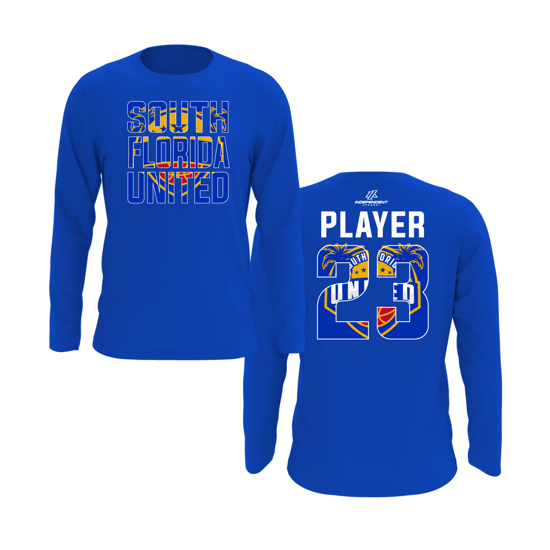 South Florida United Block Logo Long Sleeve Shirt