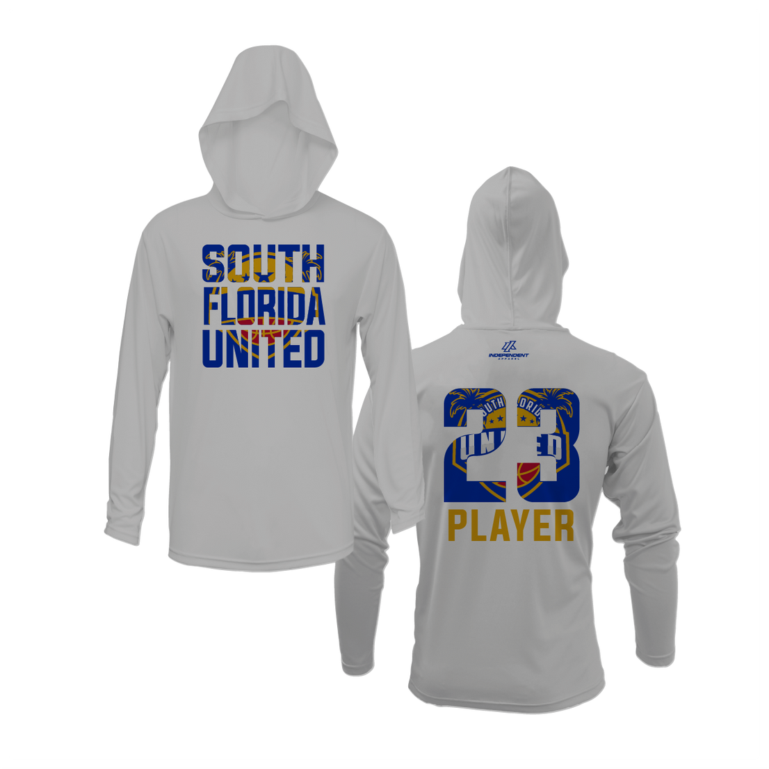 South Florida United Block Logo Lightweight Hoodie