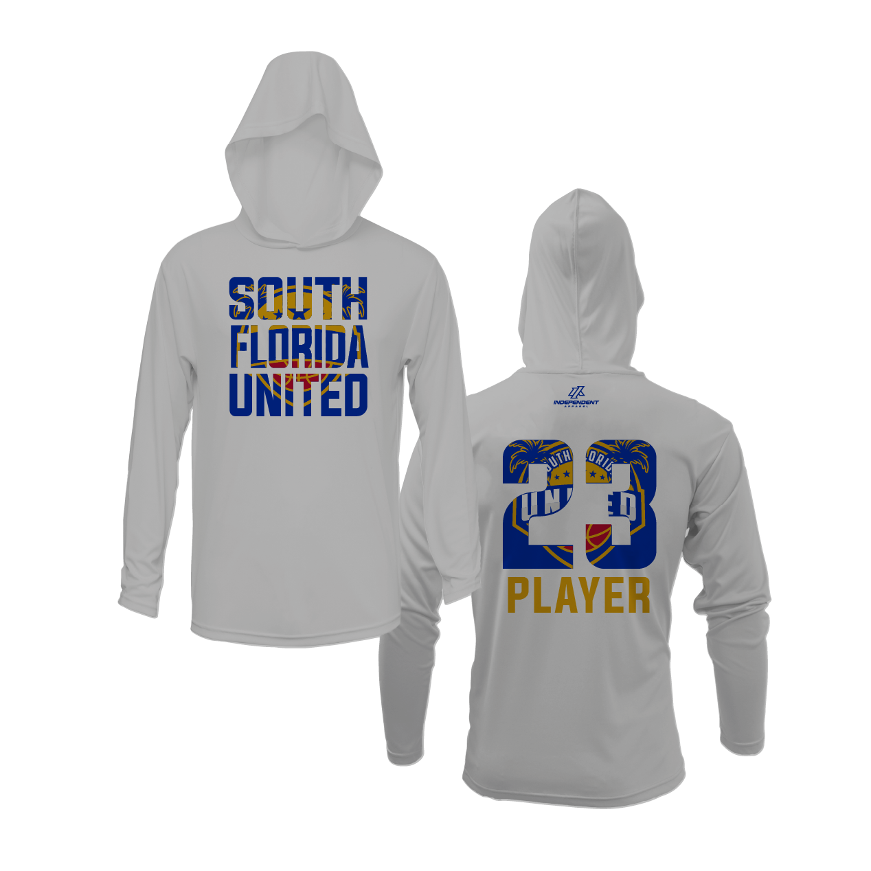South Florida United Block Logo Lightweight Hoodie
