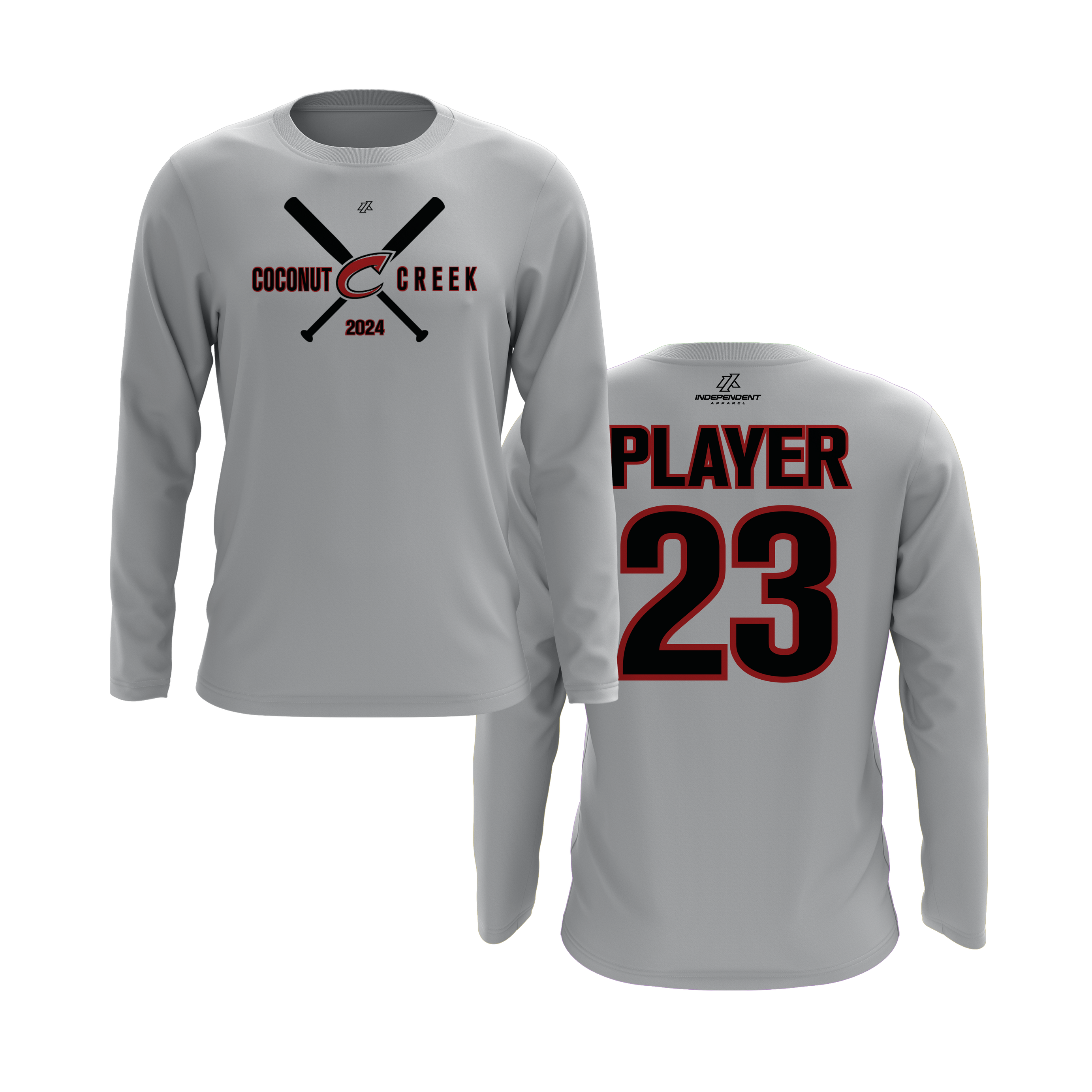 CCLL T-Ball Red Long Sleeve Shirt