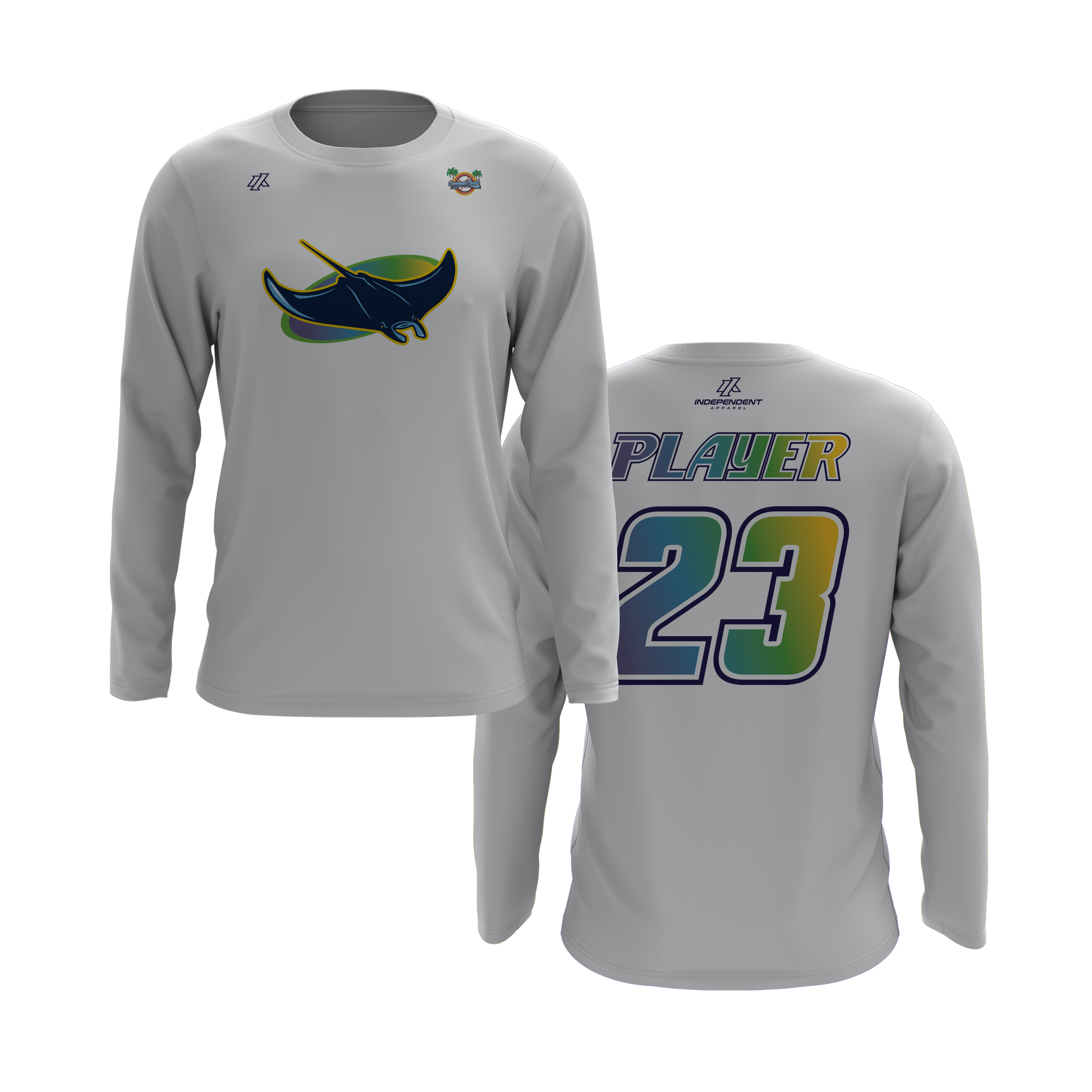 CCLL Tampa Bay Stingray Logo Long Sleeve Shirt