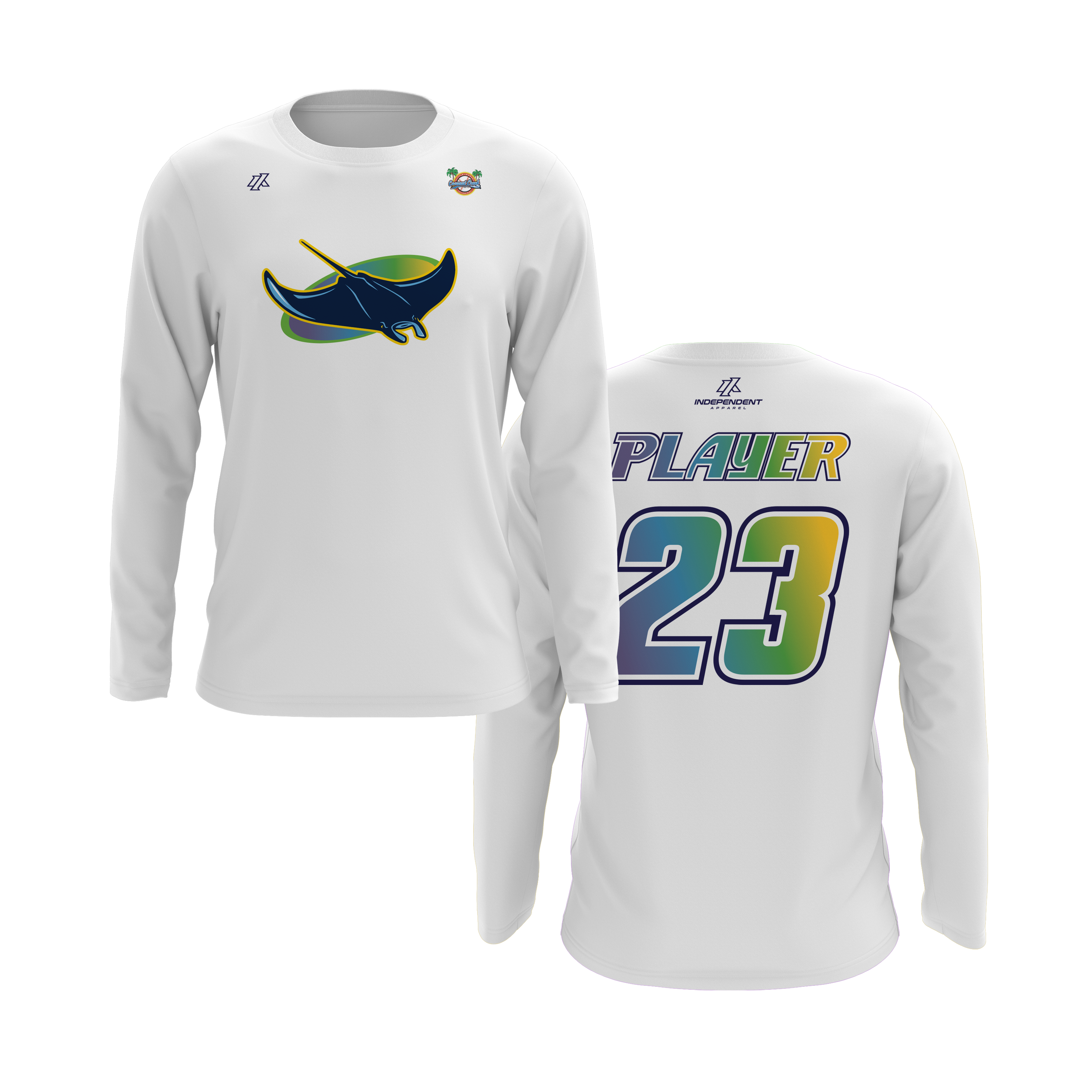 CCLL Tampa Bay Stingray Logo Long Sleeve Shirt