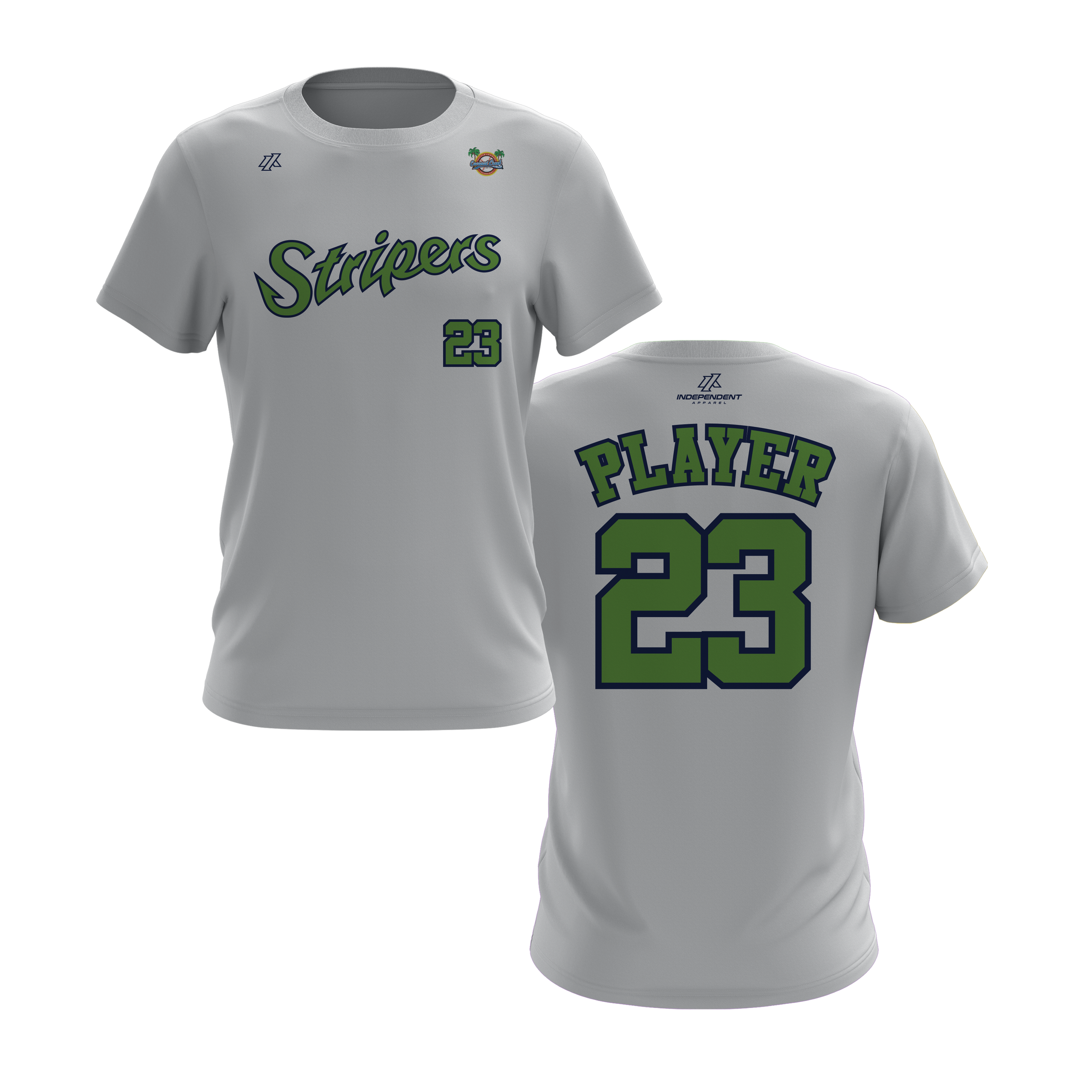 CCLL Stripers Script Logo Short Sleeve Shirt