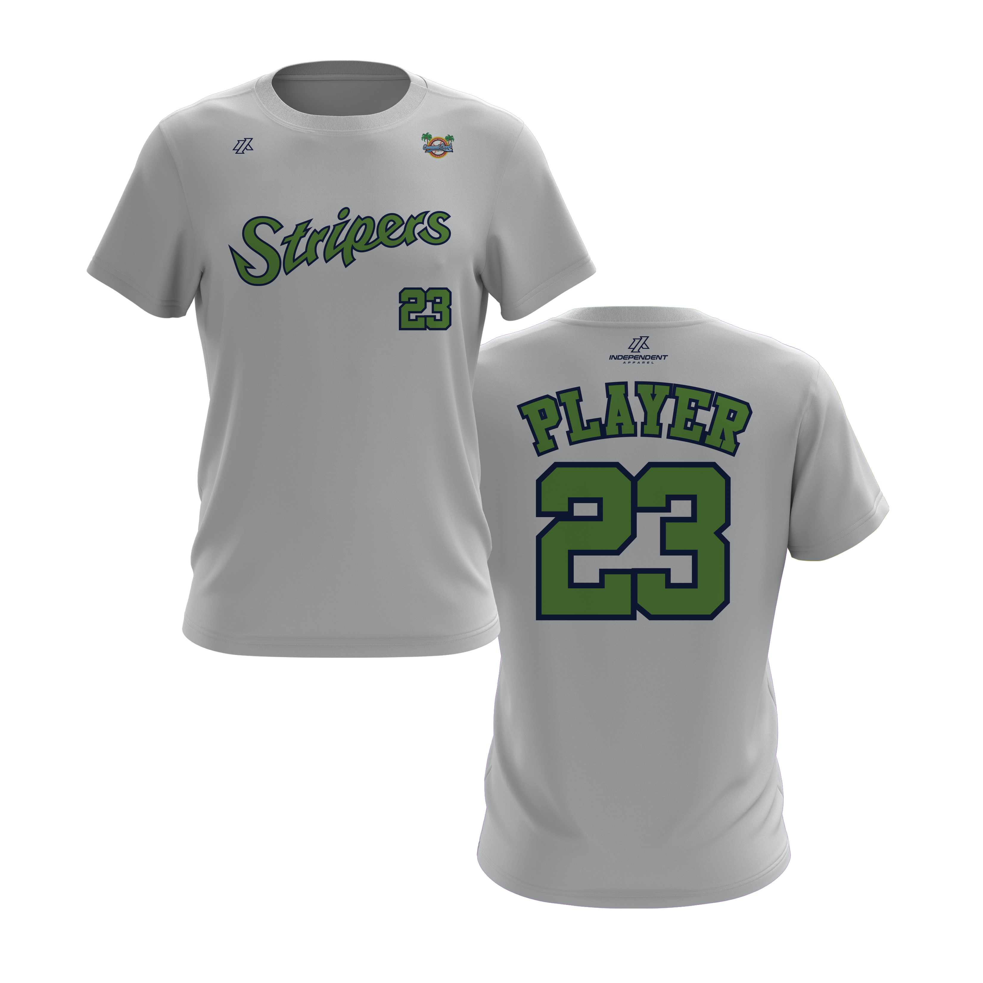 CCLL Stripers Script Logo Short Sleeve Shirt