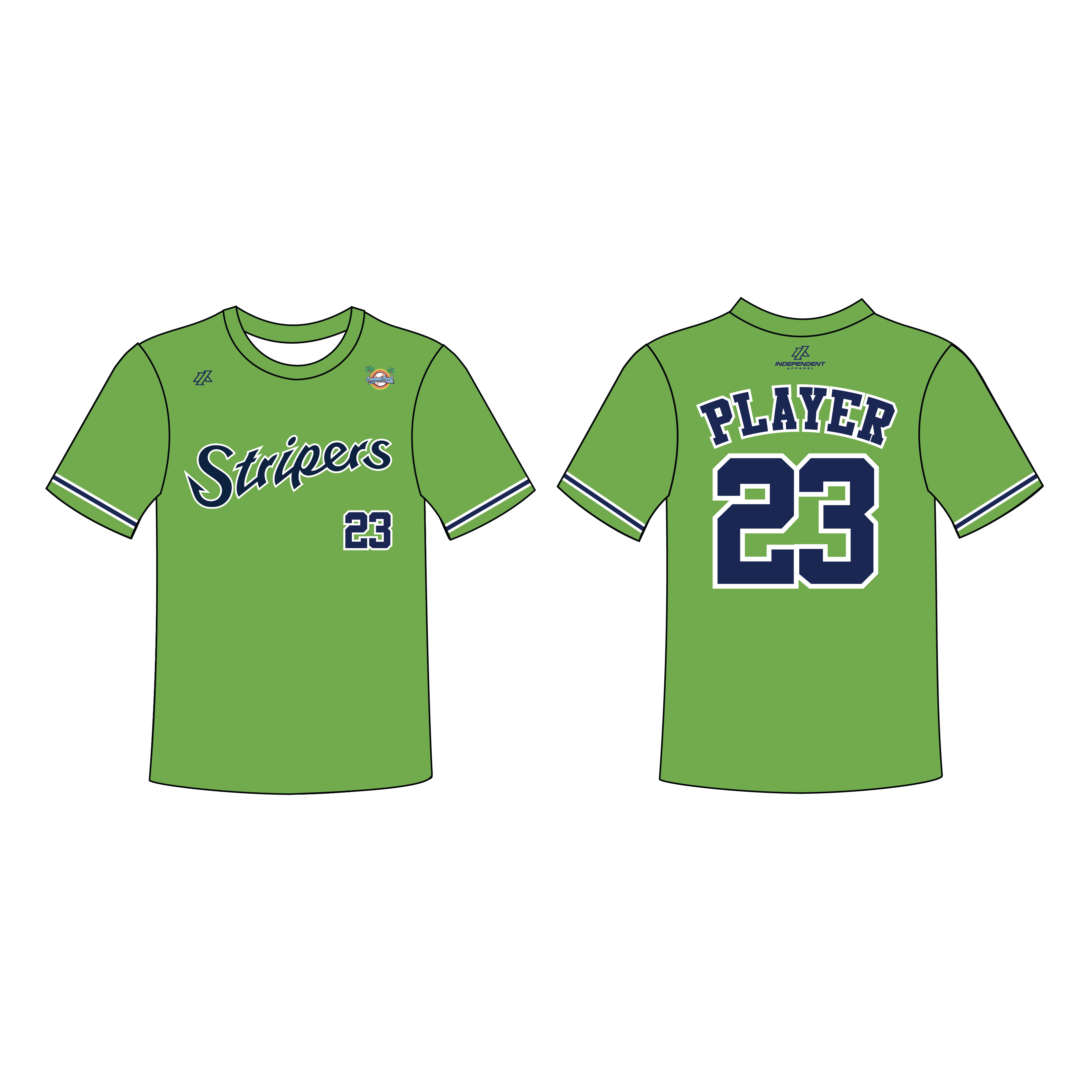 CCLL Stripers Custom Jersey (ORDERS END SEPT. 22ND)