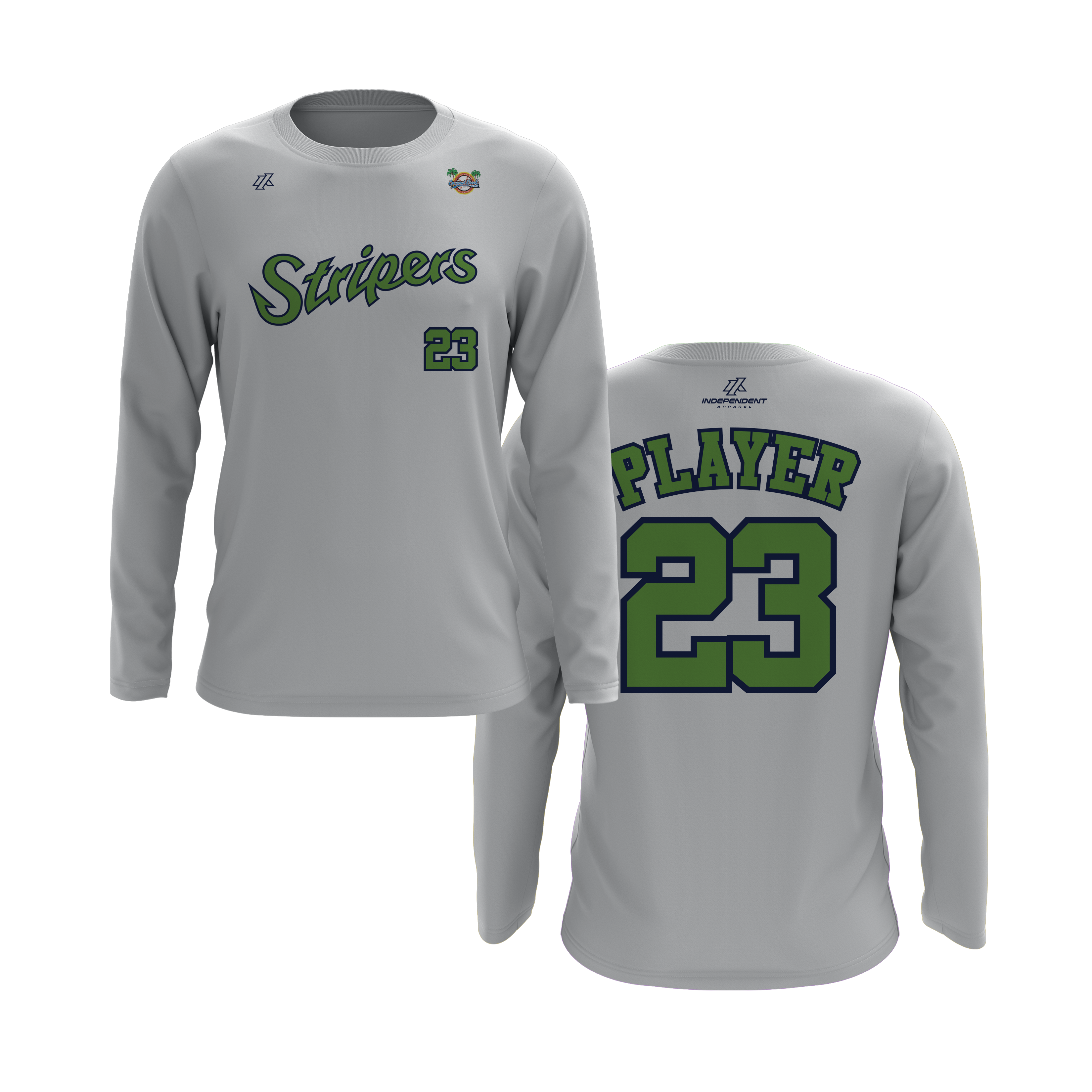 CCLL Stripers Script Logo Long Sleeve Shirt