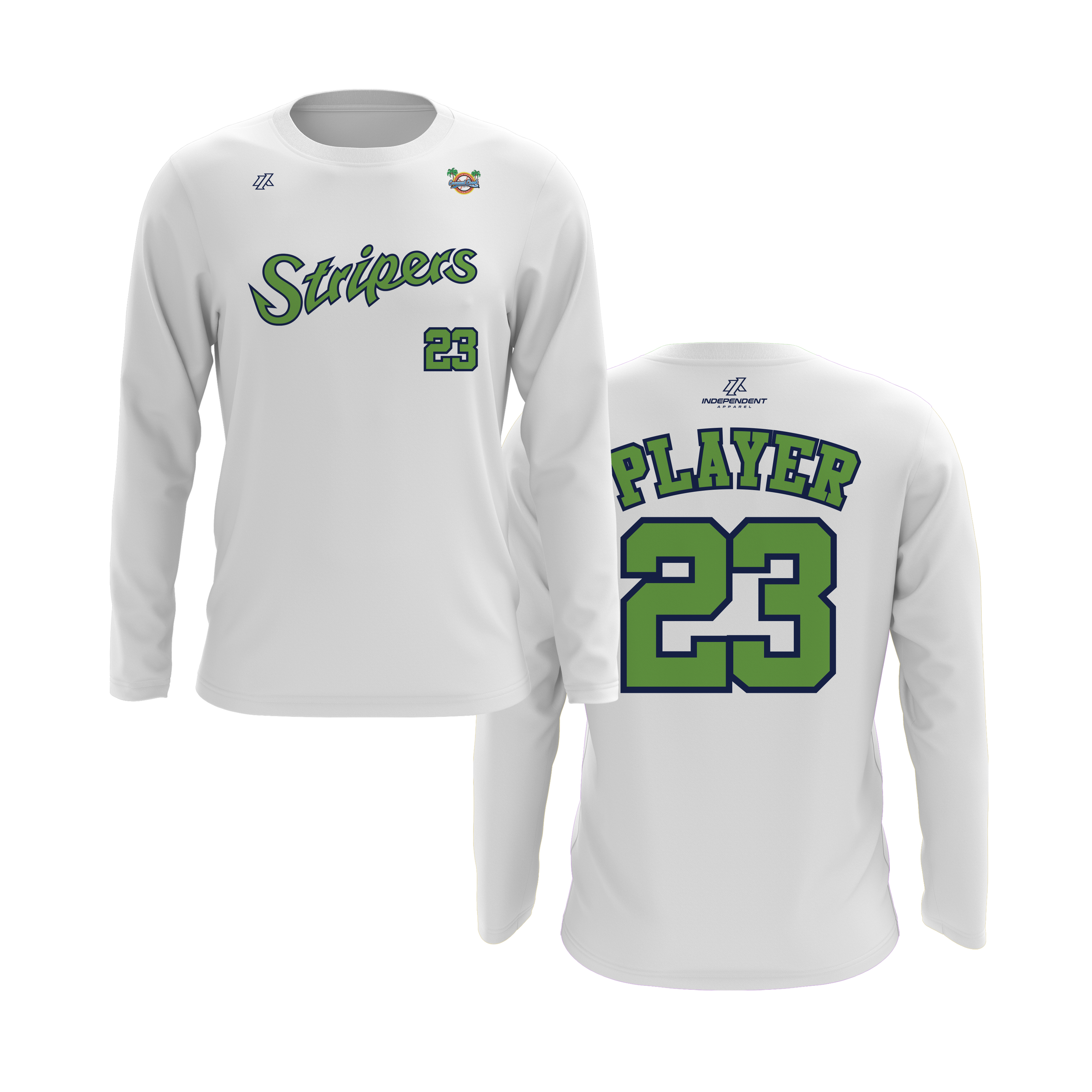CCLL Stripers Script Logo Long Sleeve Shirt
