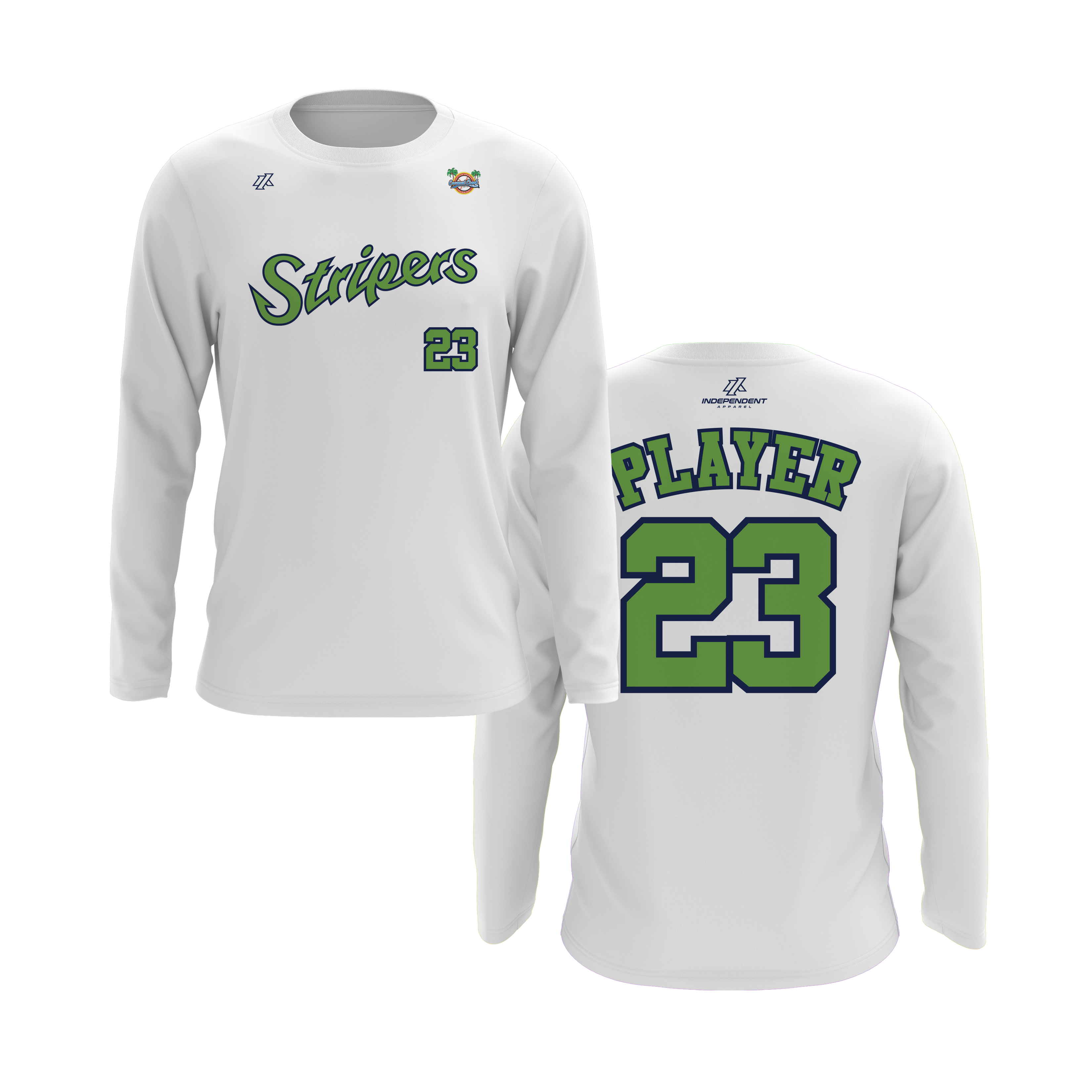 CCLL Stripers Script Logo Long Sleeve Shirt