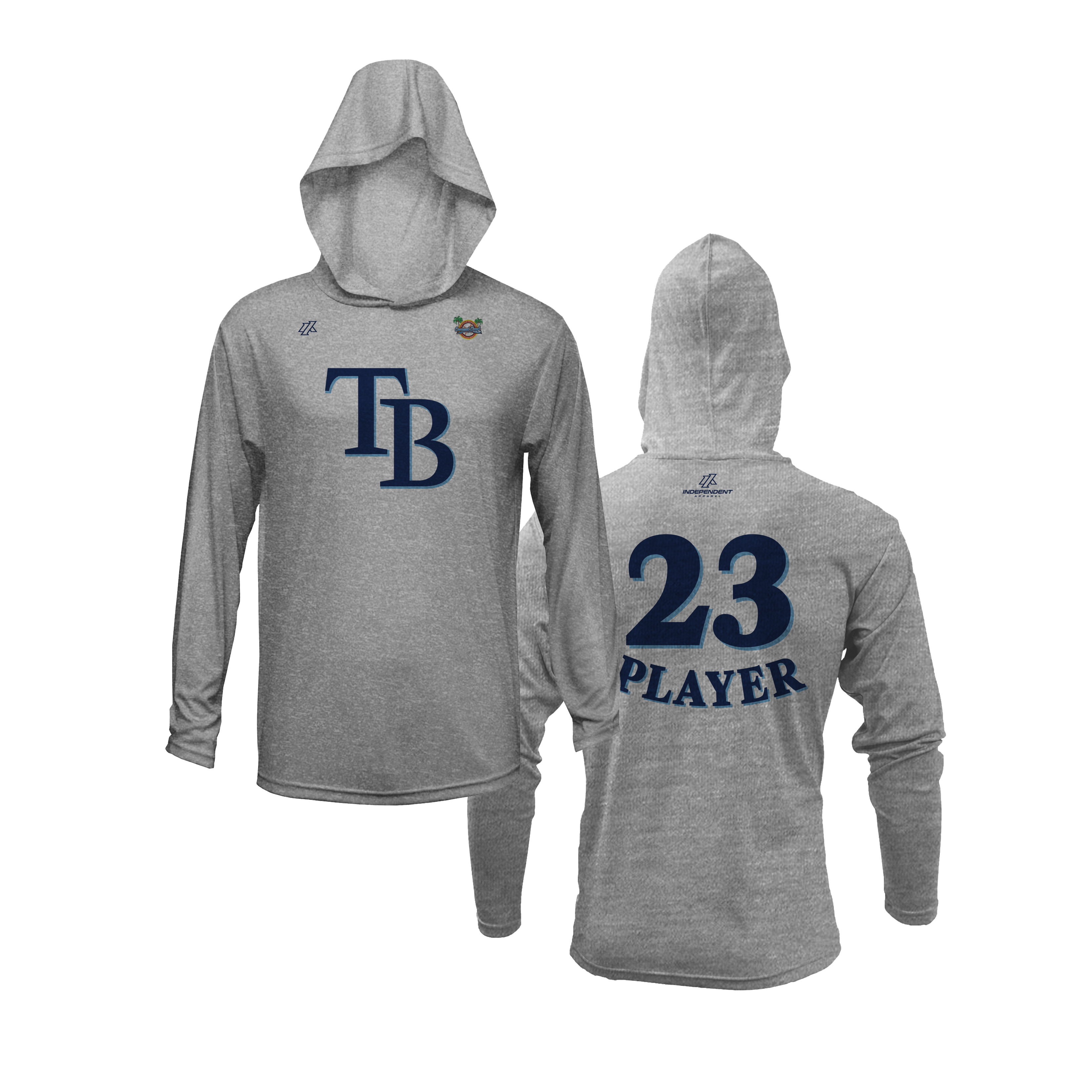 CCLL Rays TB Logo Lightweight Hoodie