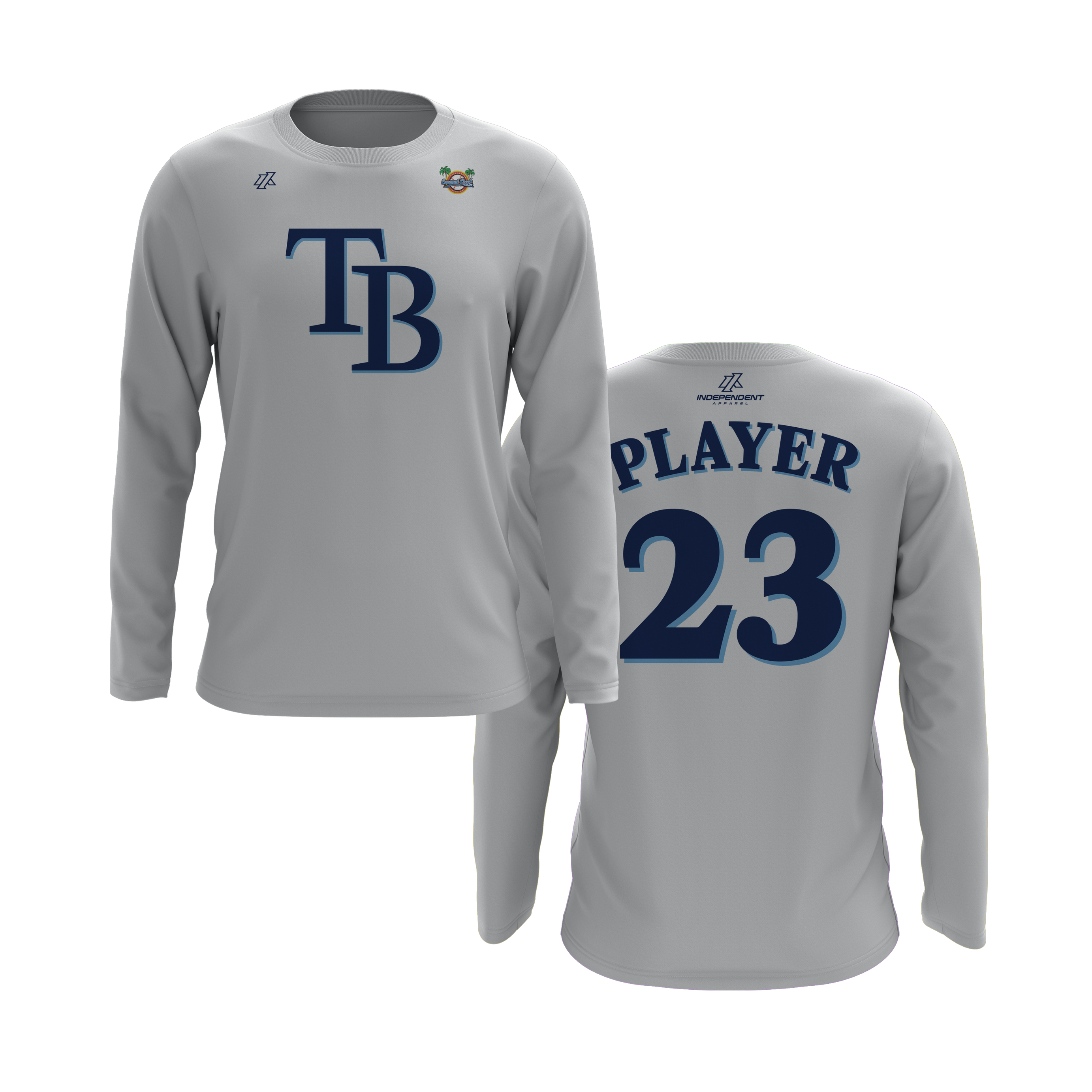 CCLL Rays TB Logo Long Sleeve Shirt