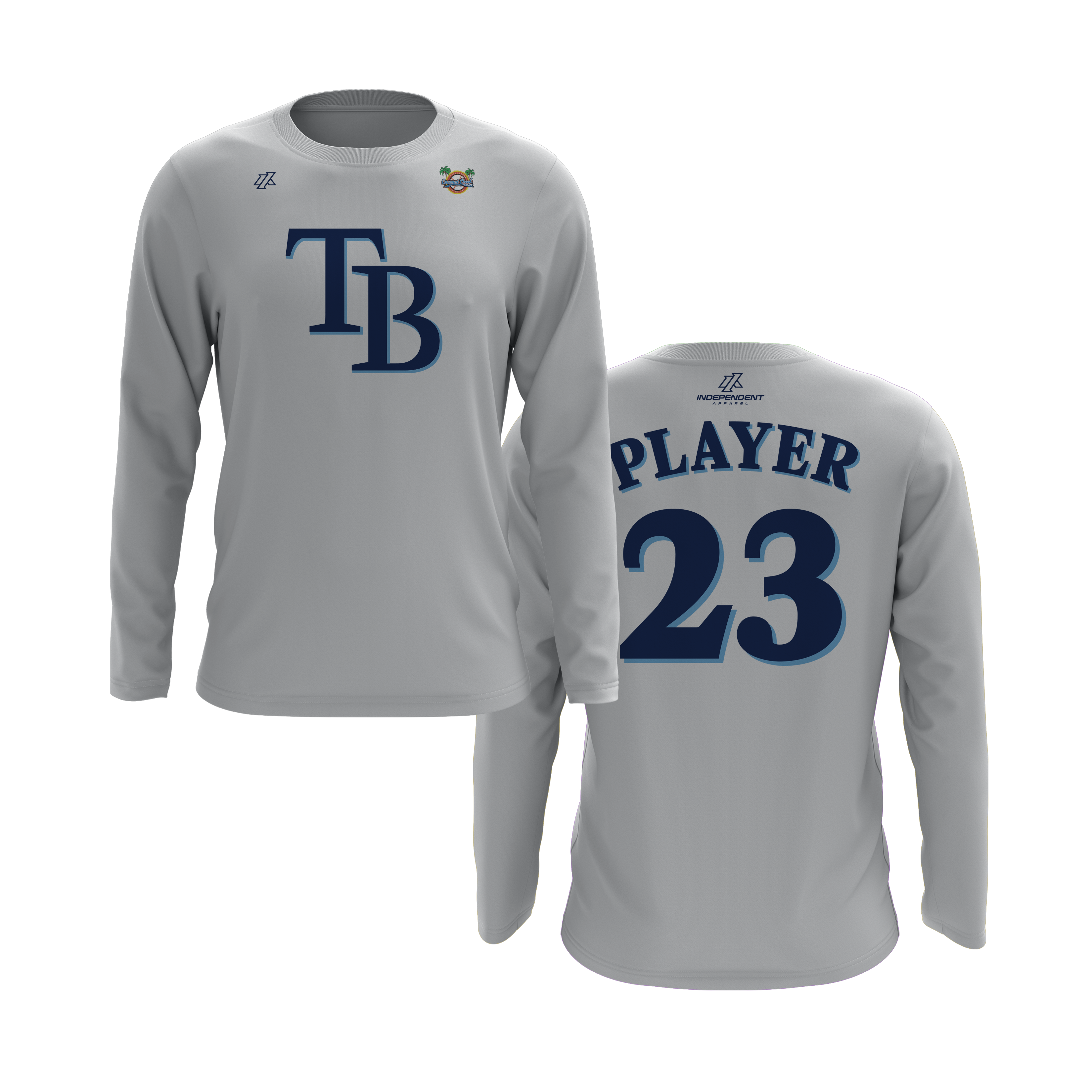 CCLL Rays TB Logo Long Sleeve Shirt