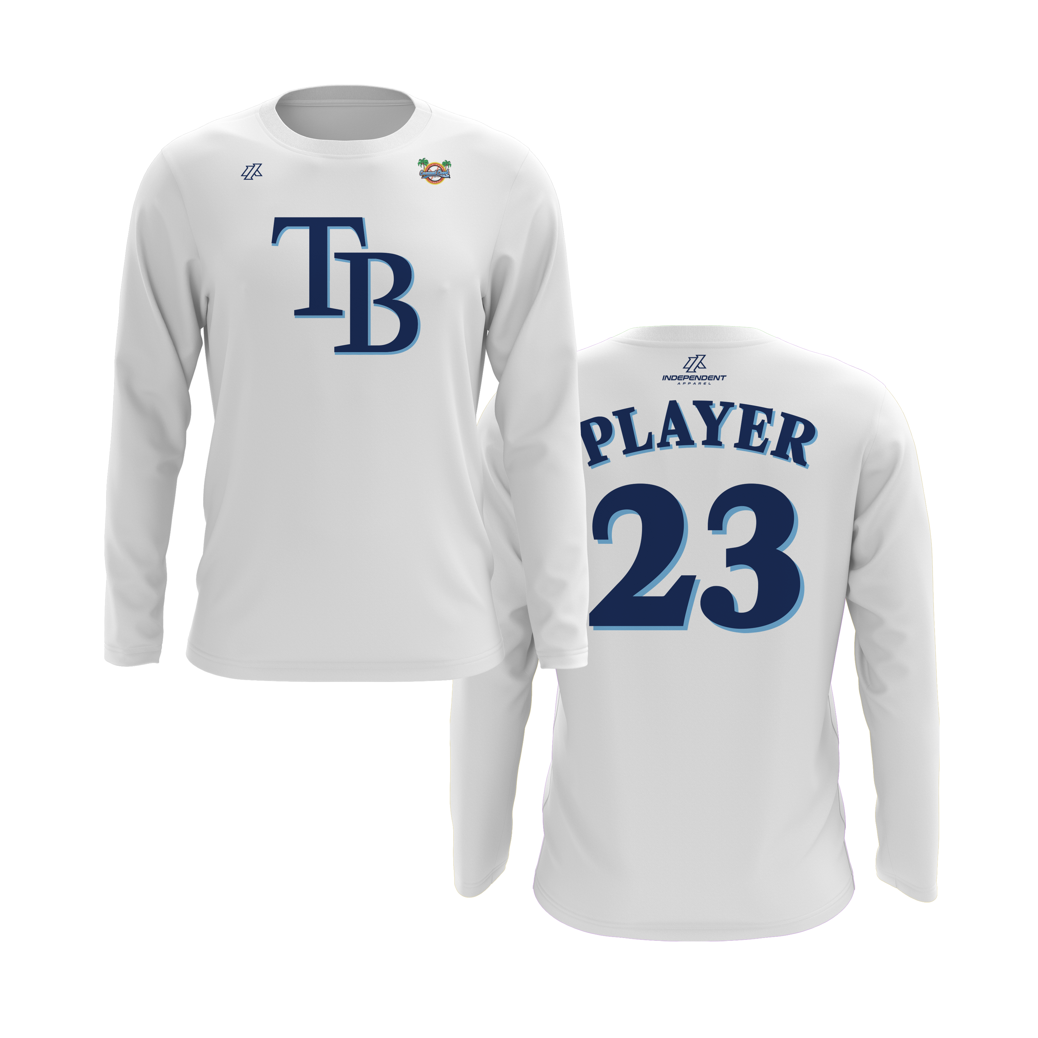 CCLL Rays TB Logo Long Sleeve Shirt