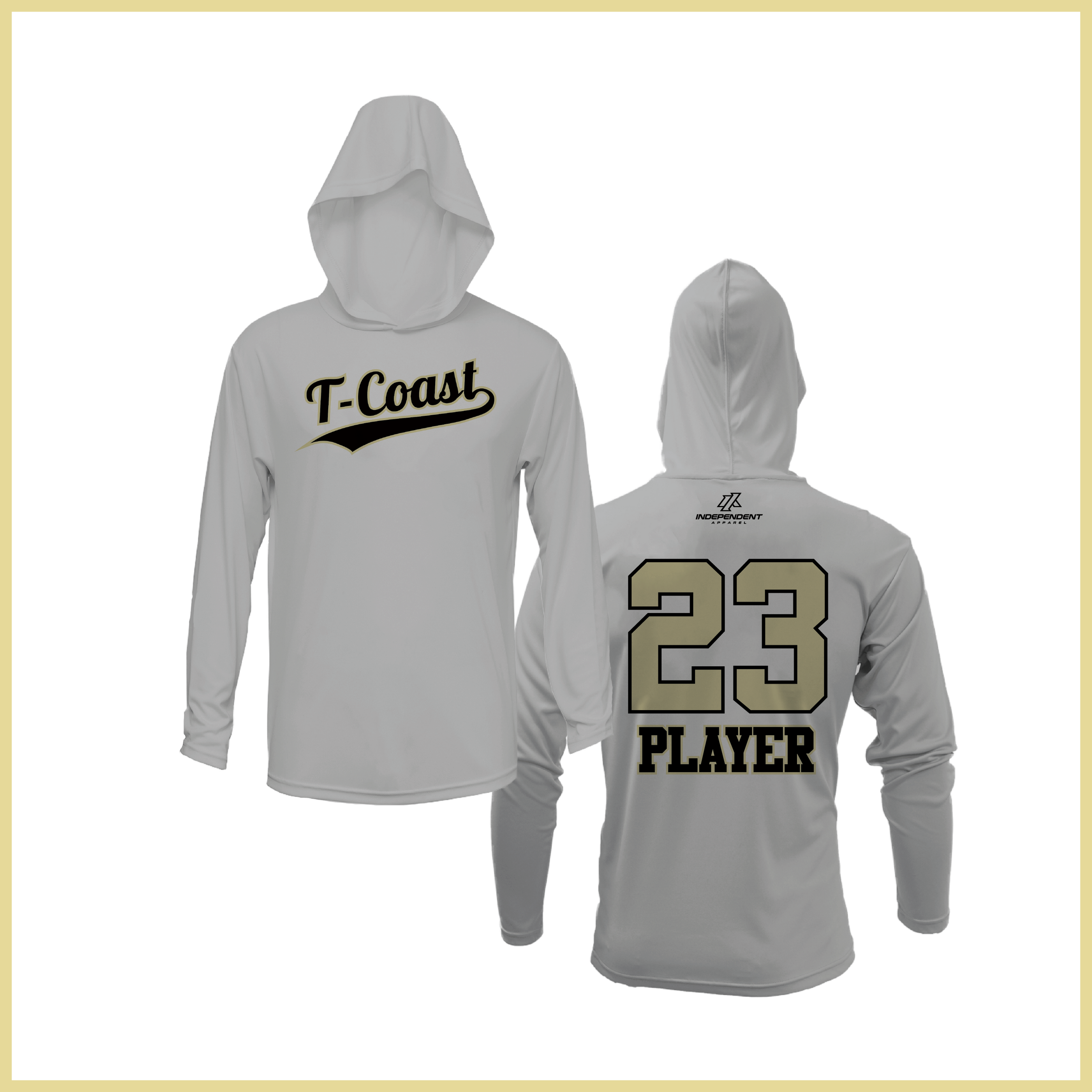 Treasure Coast T-Coast Logo Lightweight Hoodie