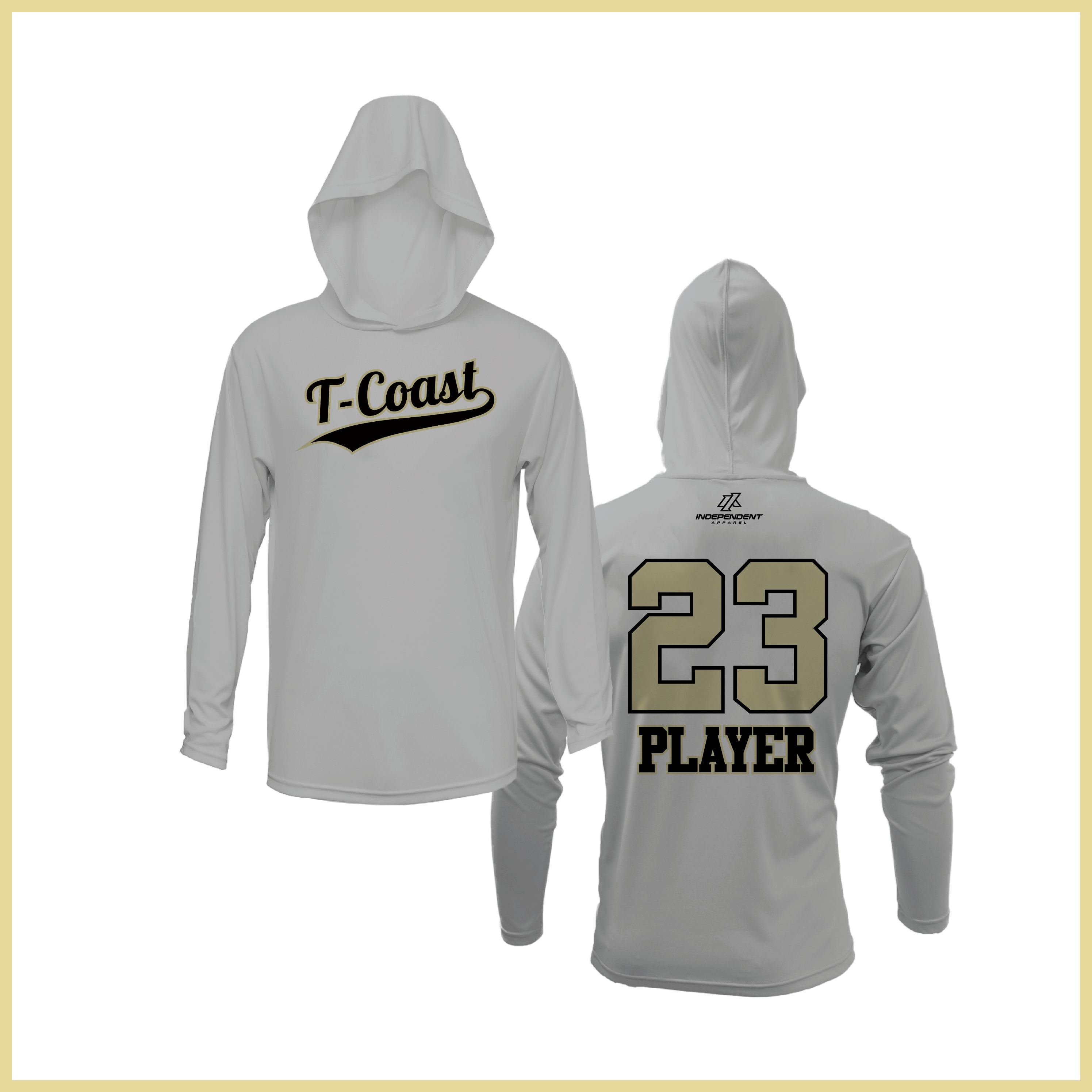 Treasure Coast T-Coast Logo Lightweight Hoodie