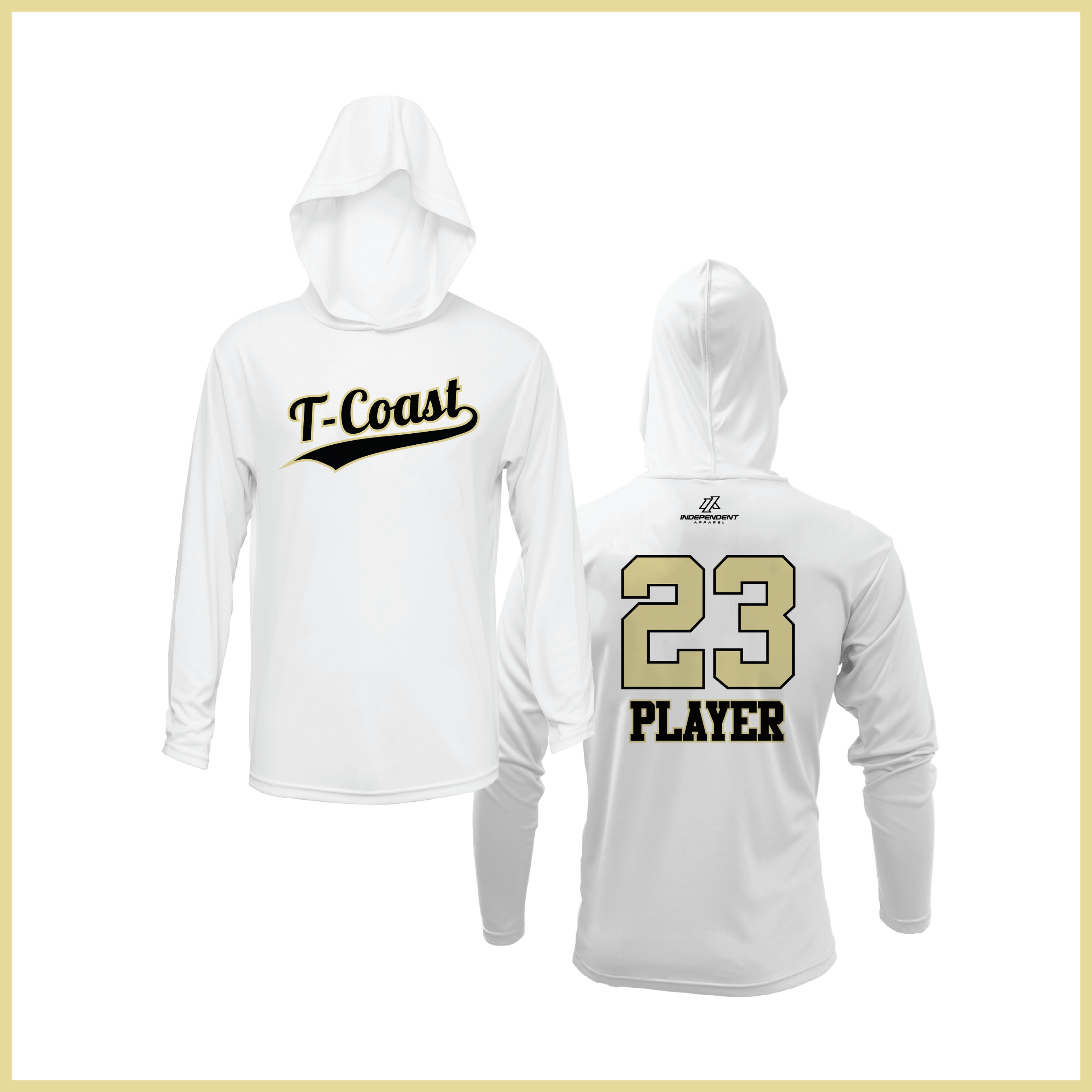 Treasure Coast T-Coast Logo Lightweight Hoodie