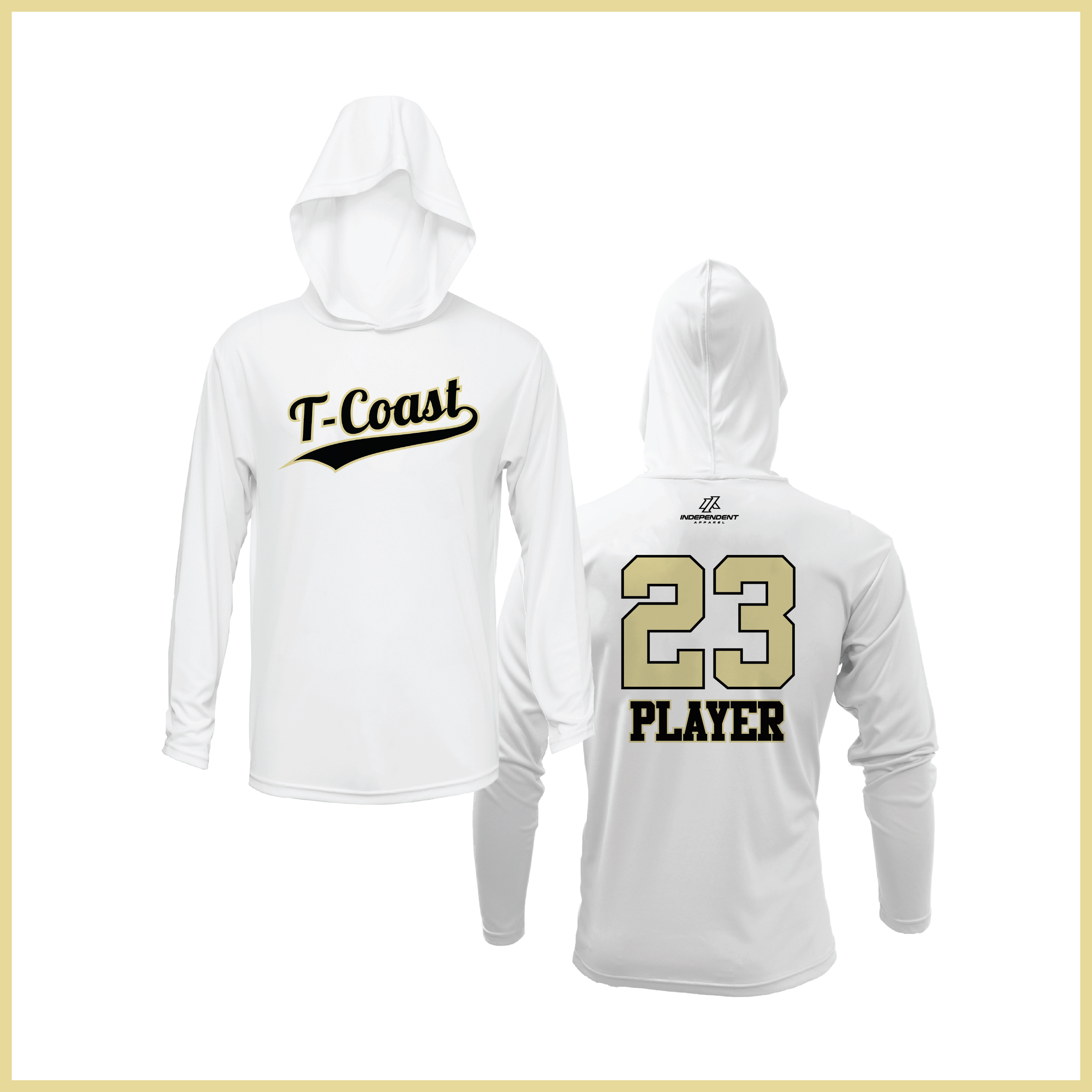 Treasure Coast T-Coast Logo Lightweight Hoodie