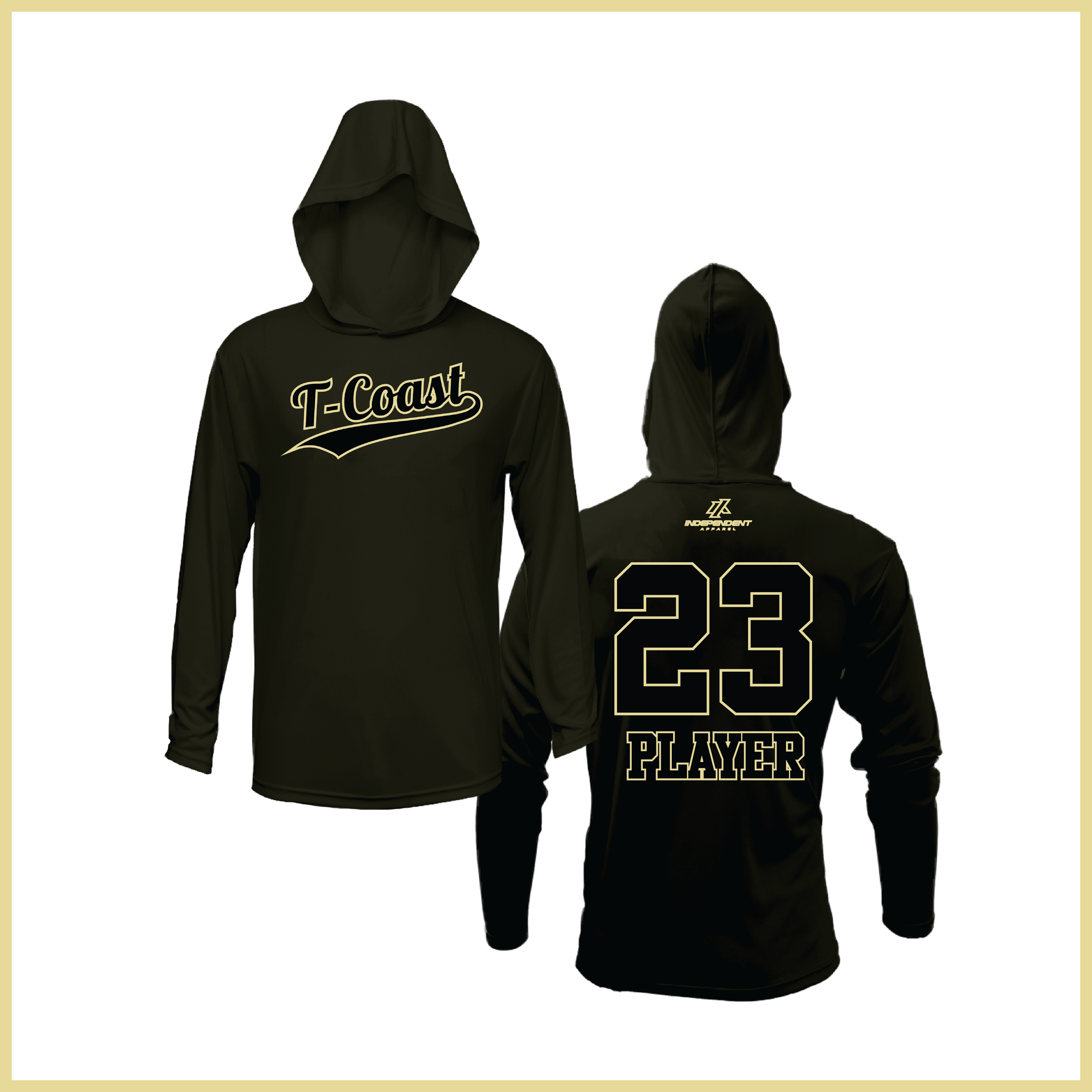 Treasure Coast T-Coast Logo Lightweight Hoodie